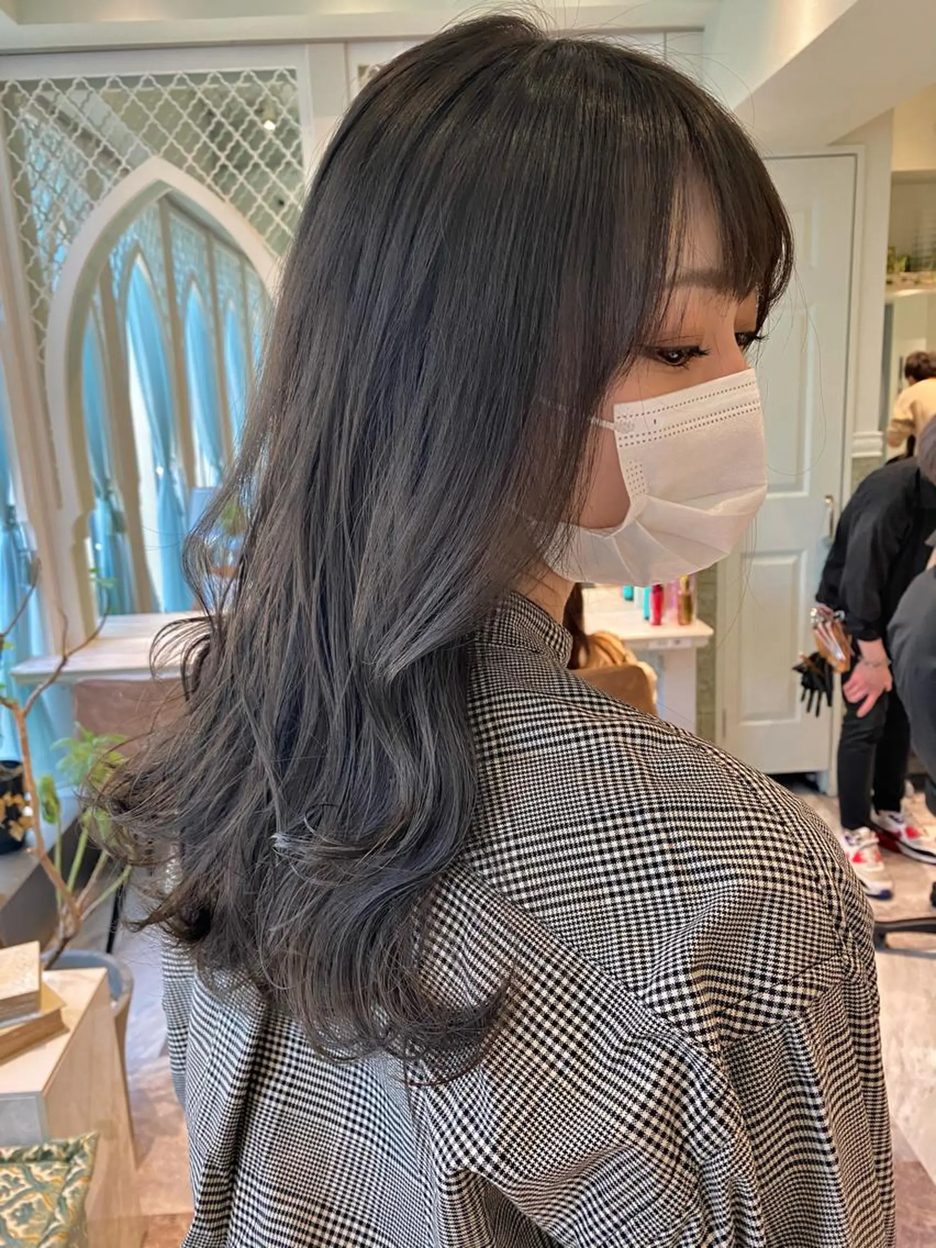 ロング カラー カット ヘアカラー トリートメント 艶カラー/ボブ /似合わせ/田口愛那のヘアスタイル