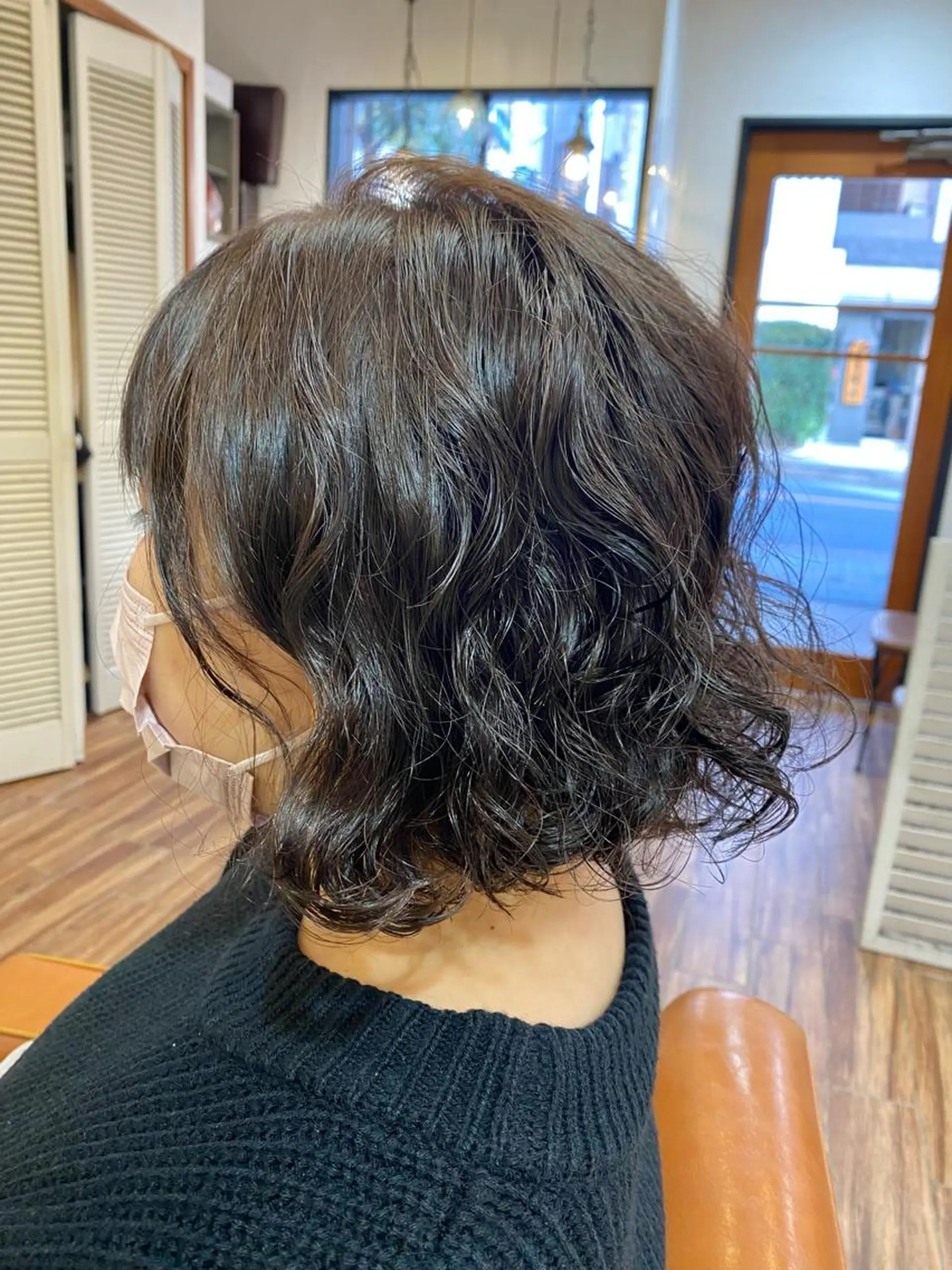 ミディアム くびれショート・ボブ カットorパーマ特化のヘアスタイル