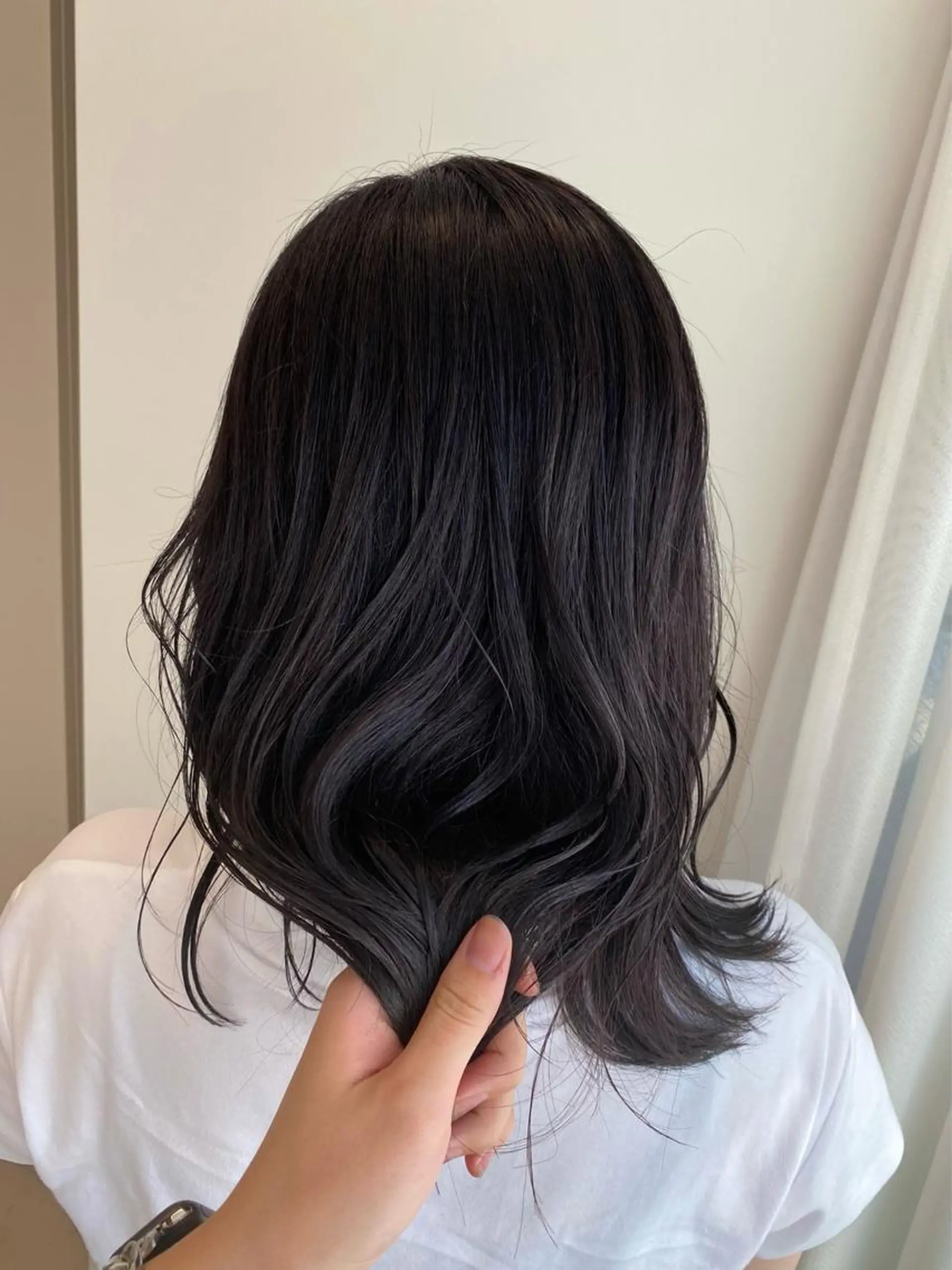 ミディアム カラー ヘアアレンジ イルミナカラー ラベンダーカラー 池袋/韓国レイヤー 💗🐇amiのヘアスタイル