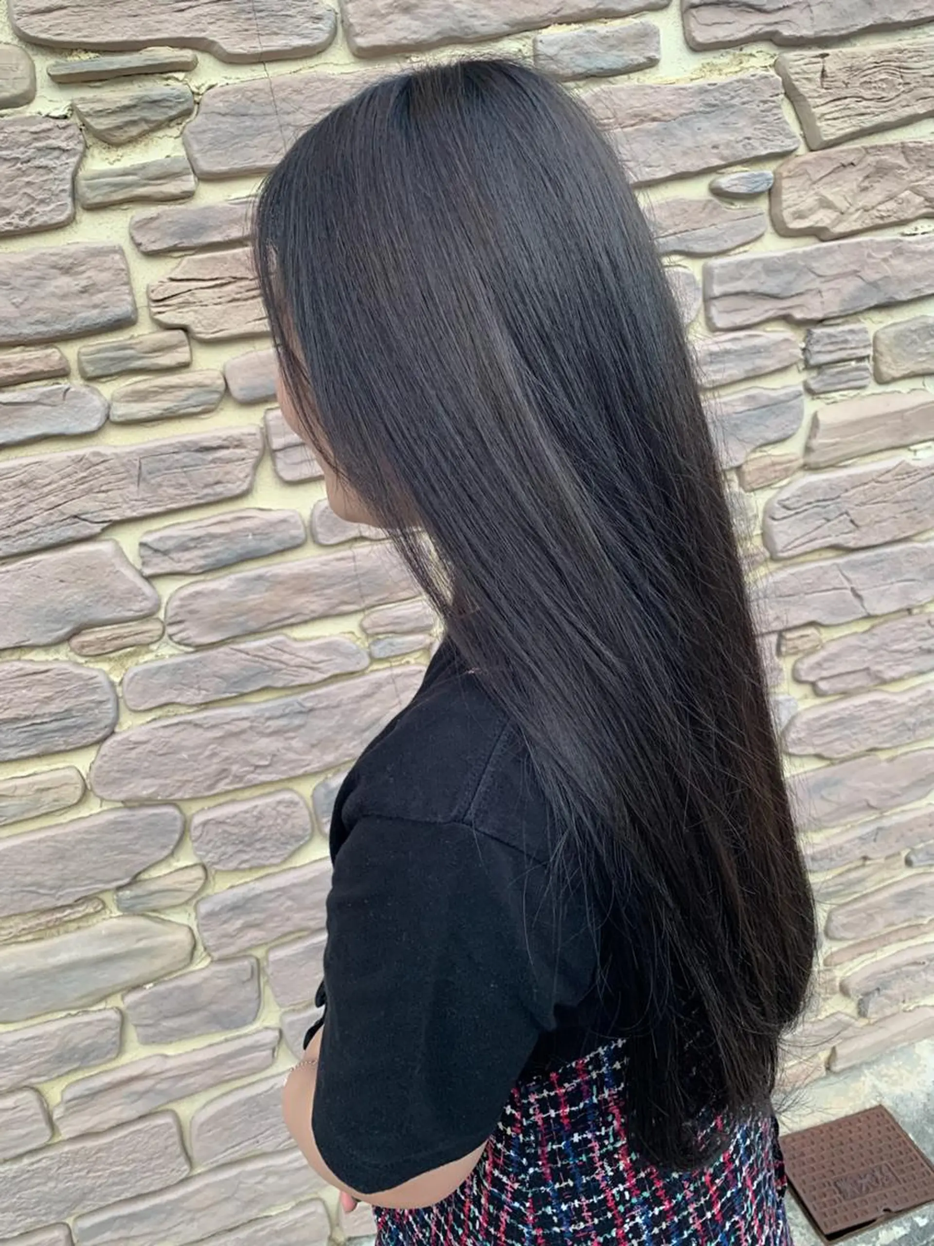 ロング カラー アッシュ トリートメント 工藤 萌香のヘアスタイル