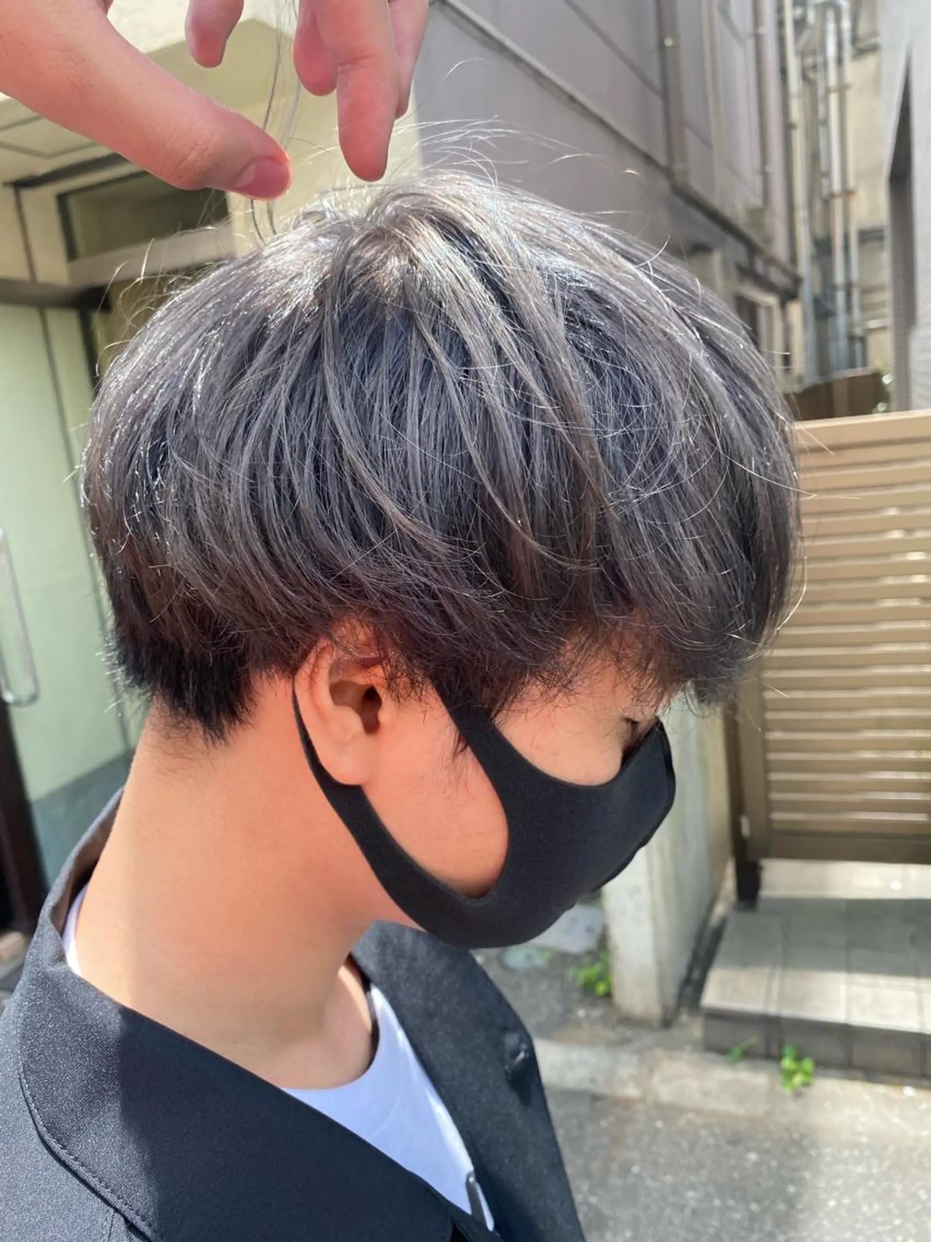 メンズ anhelo髪質改善 メテオ髪質改善名駅のヘアスタイル