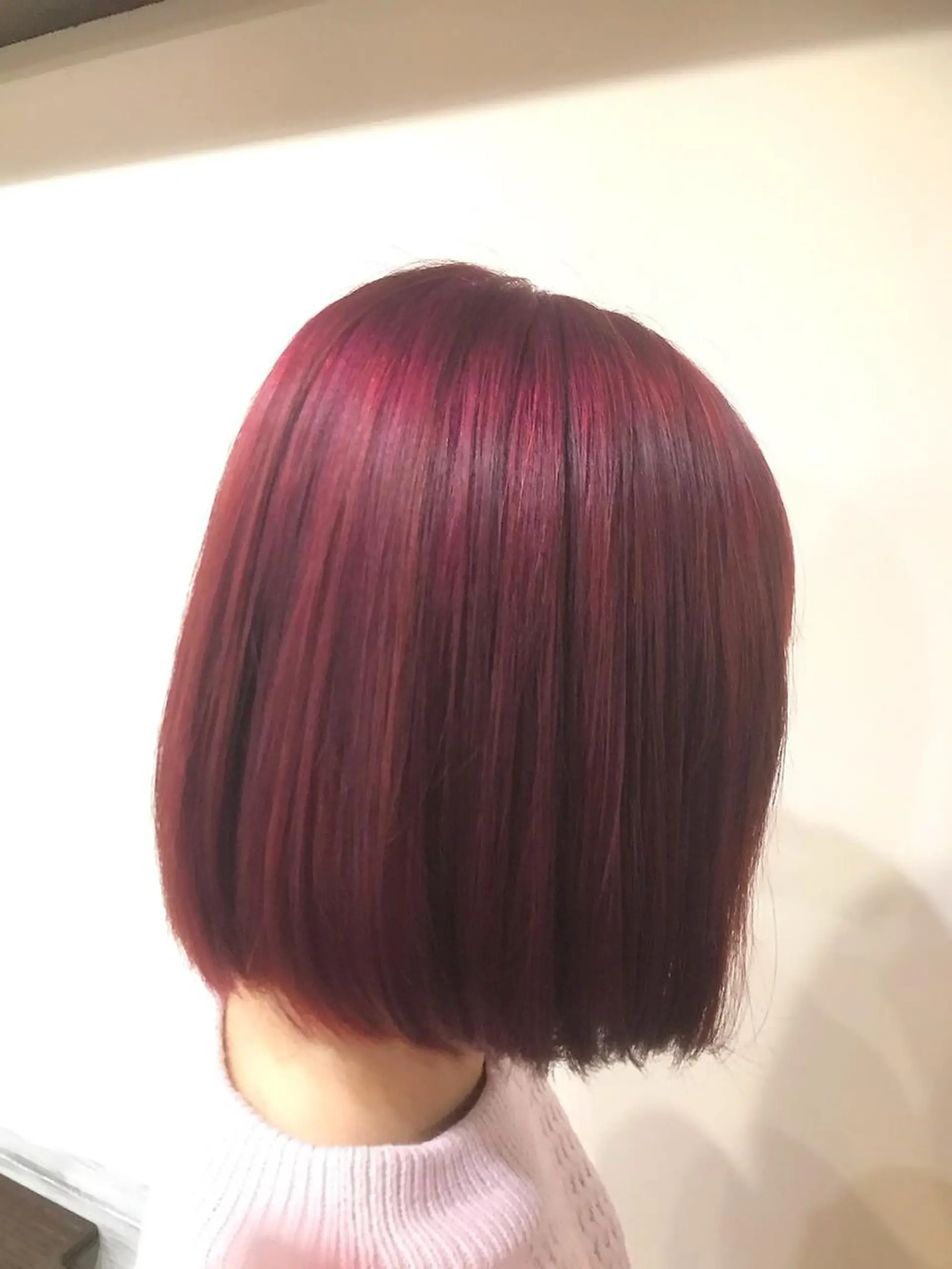 ショート カラー ピンクカラー カット ヘアカラー memento 斎藤大覚のヘアスタイル