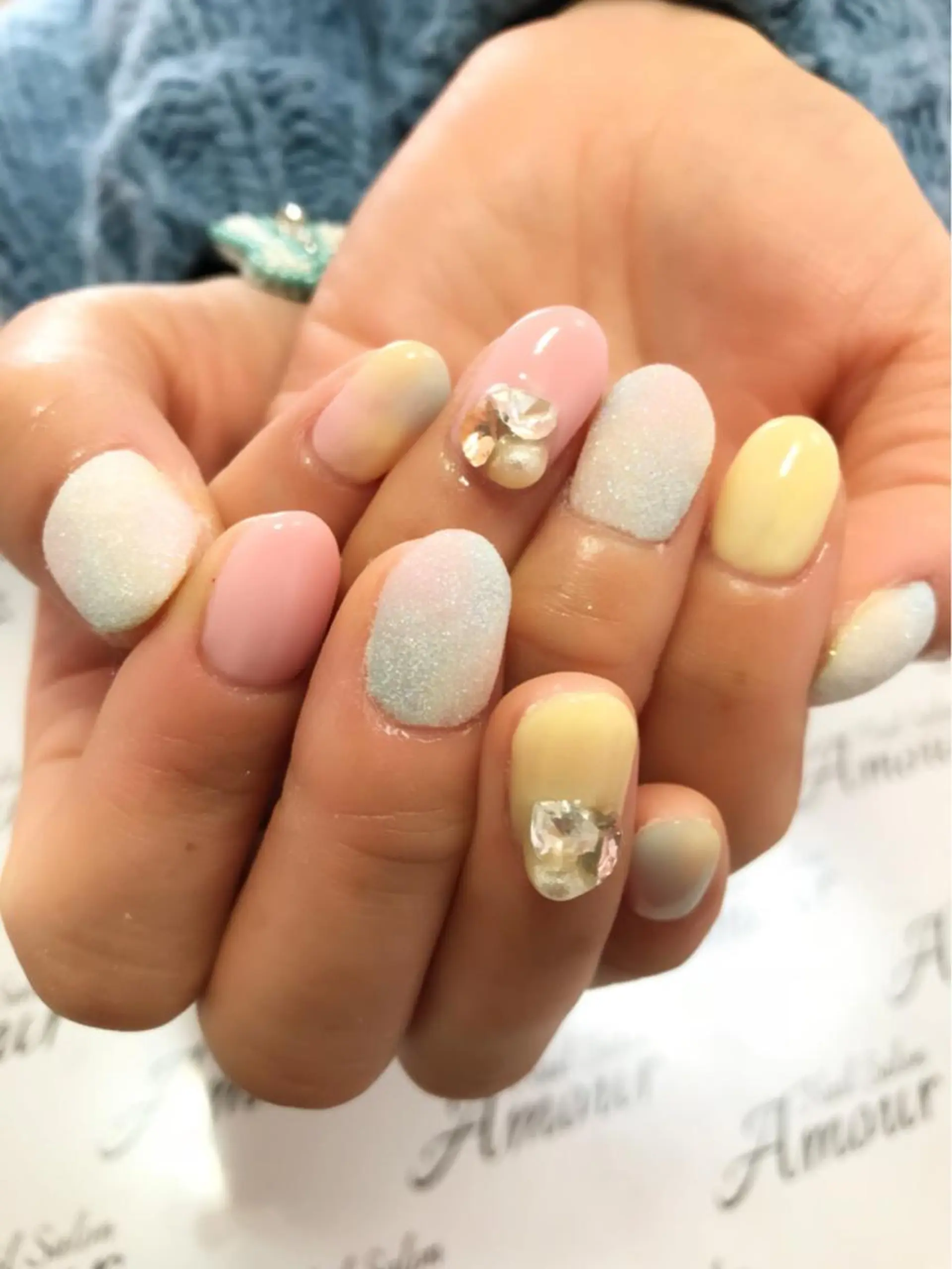 ネイル ハート nailsalon ♡amour♡のネイルデザイン