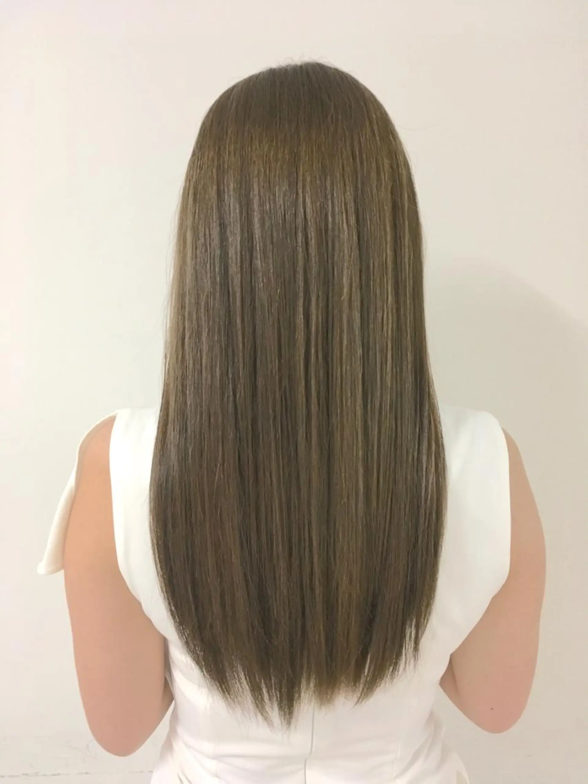 ロング カラー ベージュカラー ヘアカラー トリートメント ヘッドスパ ヘアセット yoshi ☆のヘアスタイル