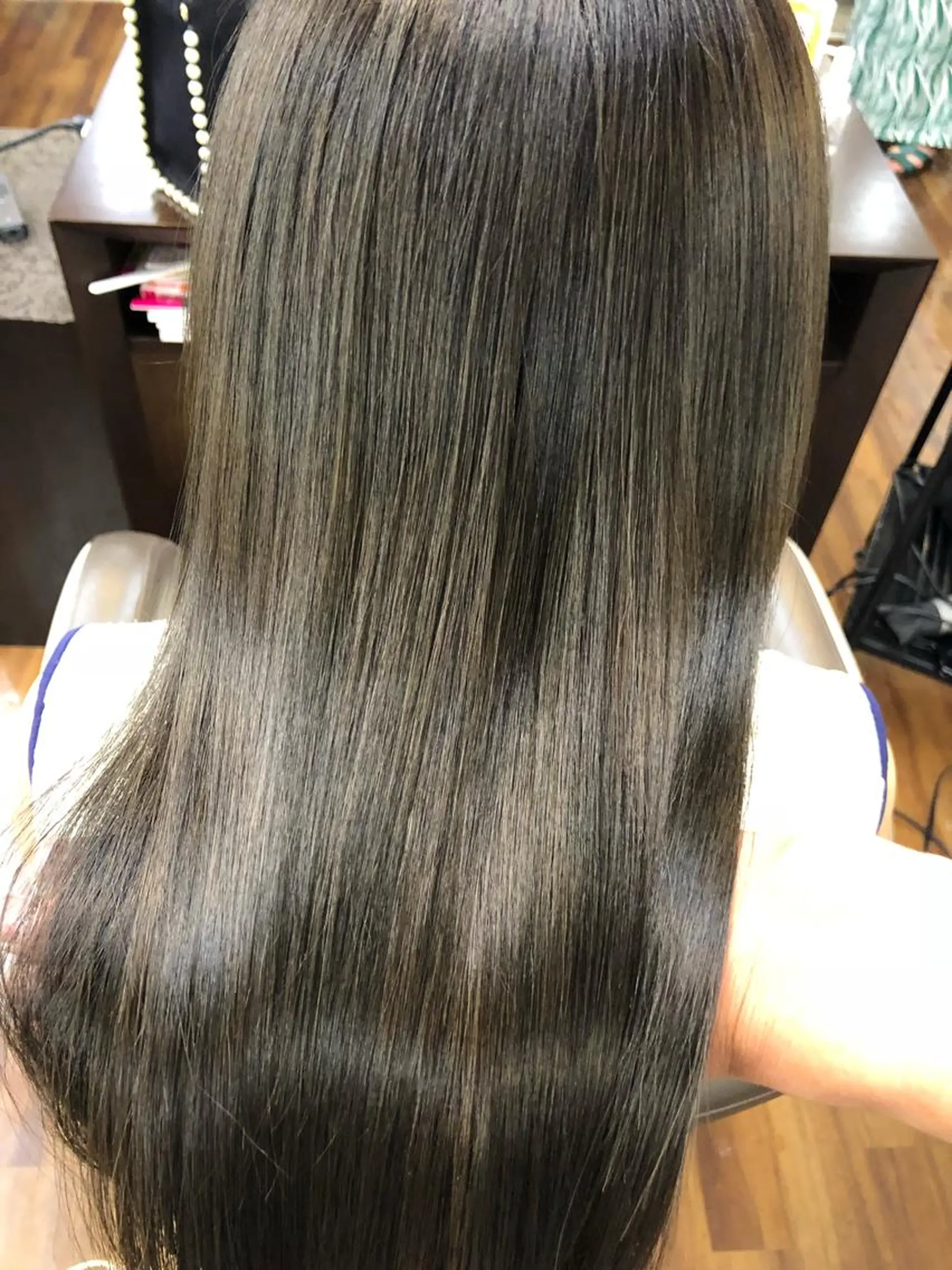 ミディアム トリートメント 安田 さやかのヘアスタイル