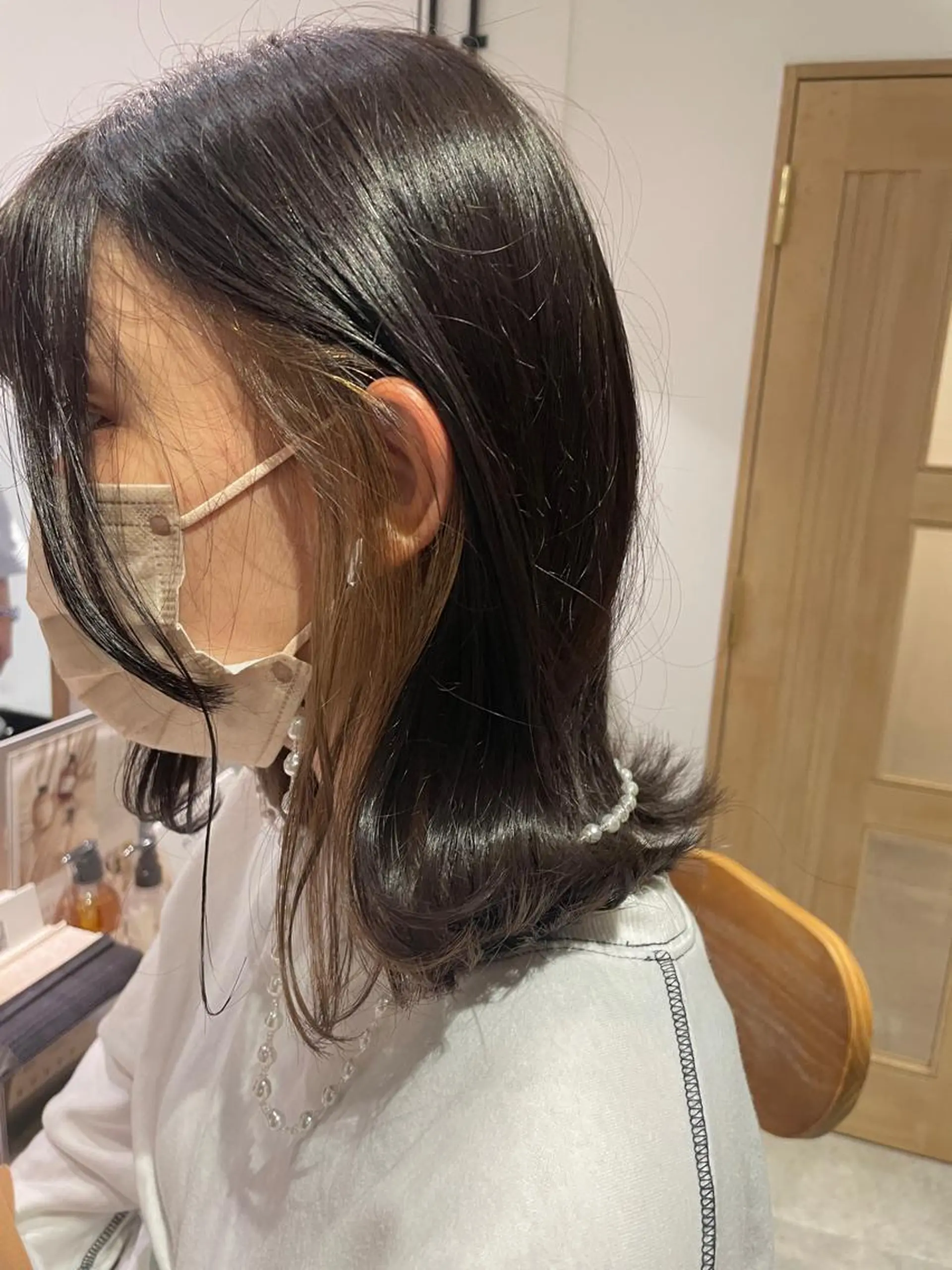 ミディアム カラー newi梅田🫧韓国 ヘア🫧sakiのヘアスタイル