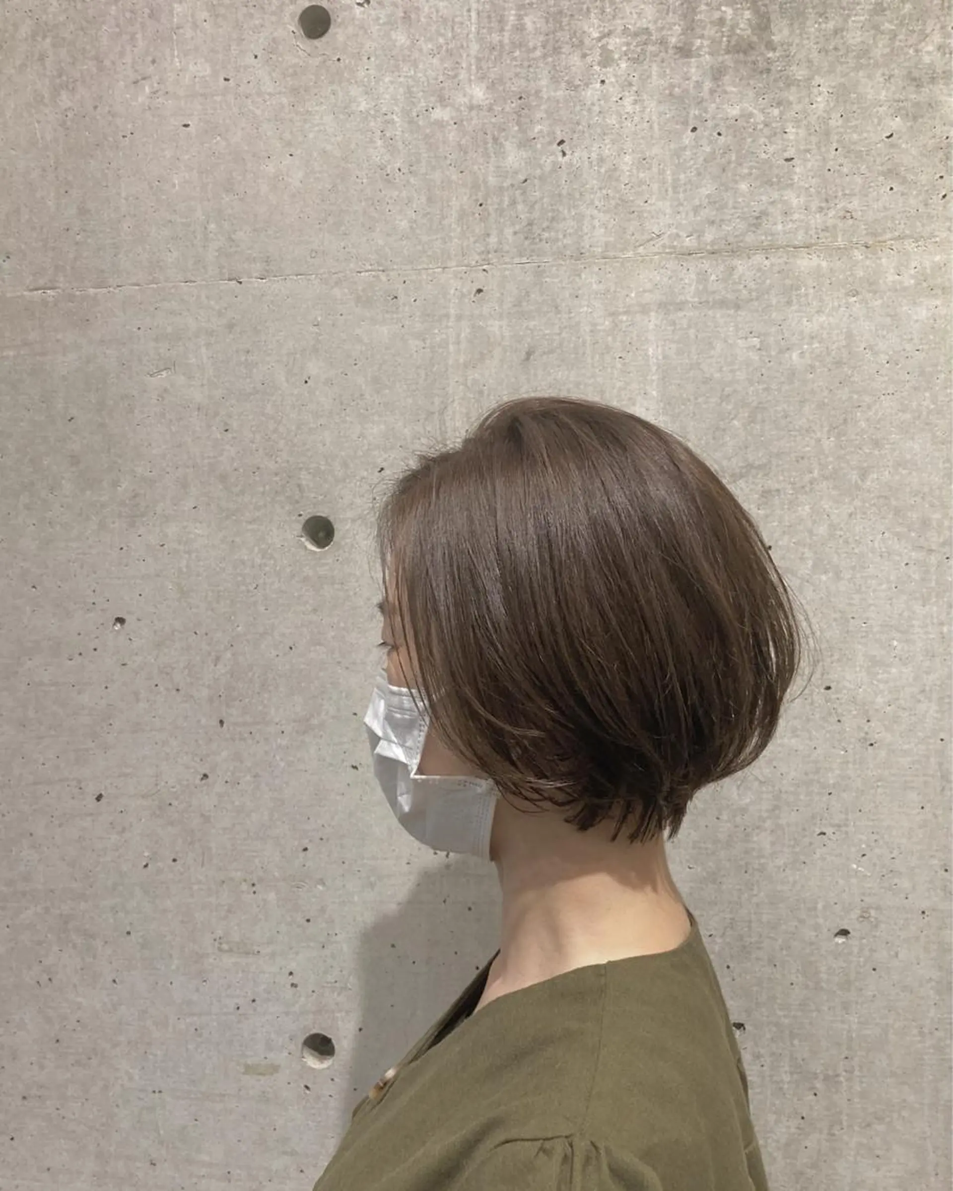 ショート ヘアカラー トリートメント はまべ です☆のヘアスタイル