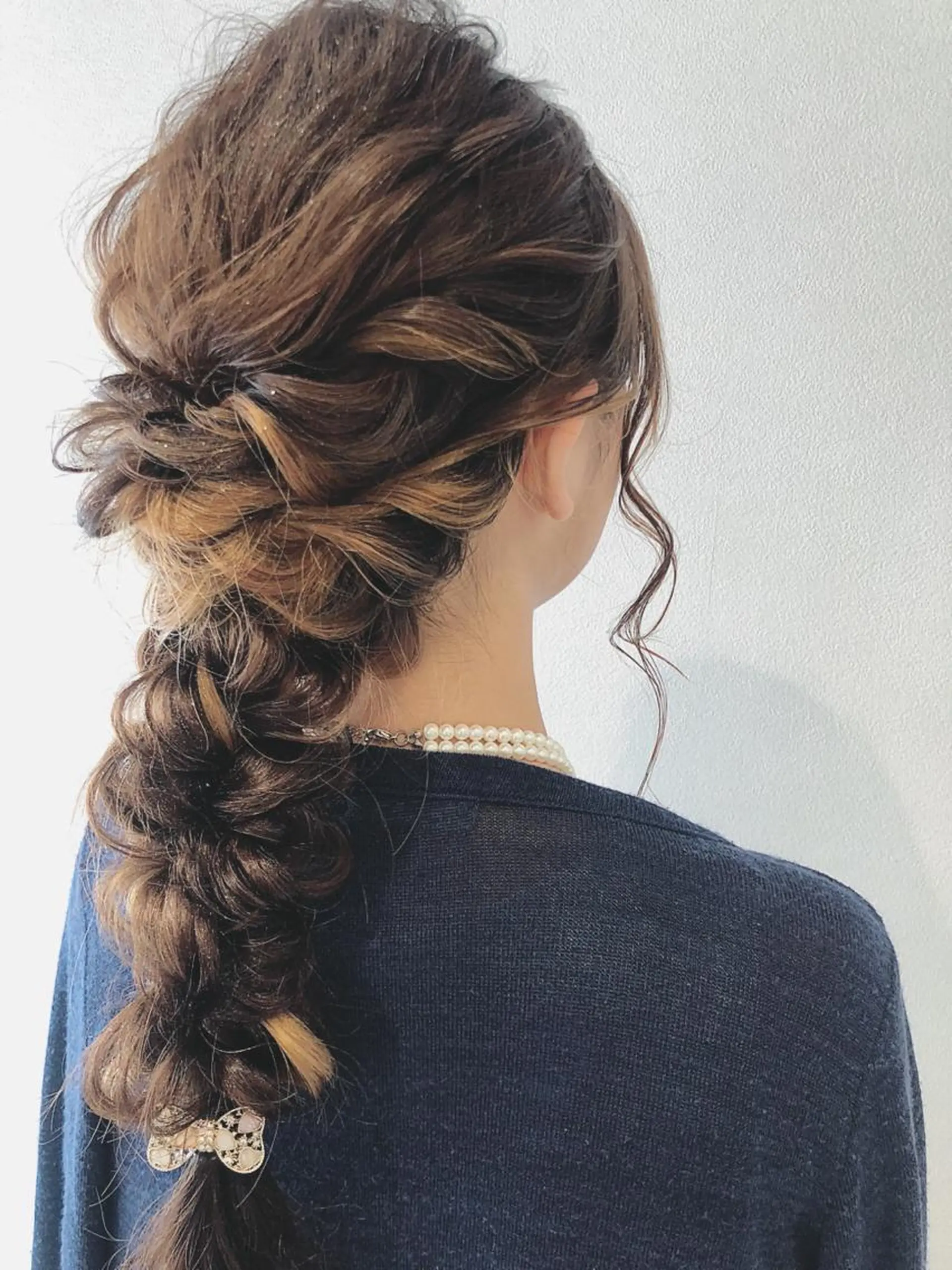 ロング カラー ヘアアレンジ インナーカラー 久保田 茜のヘアスタイル