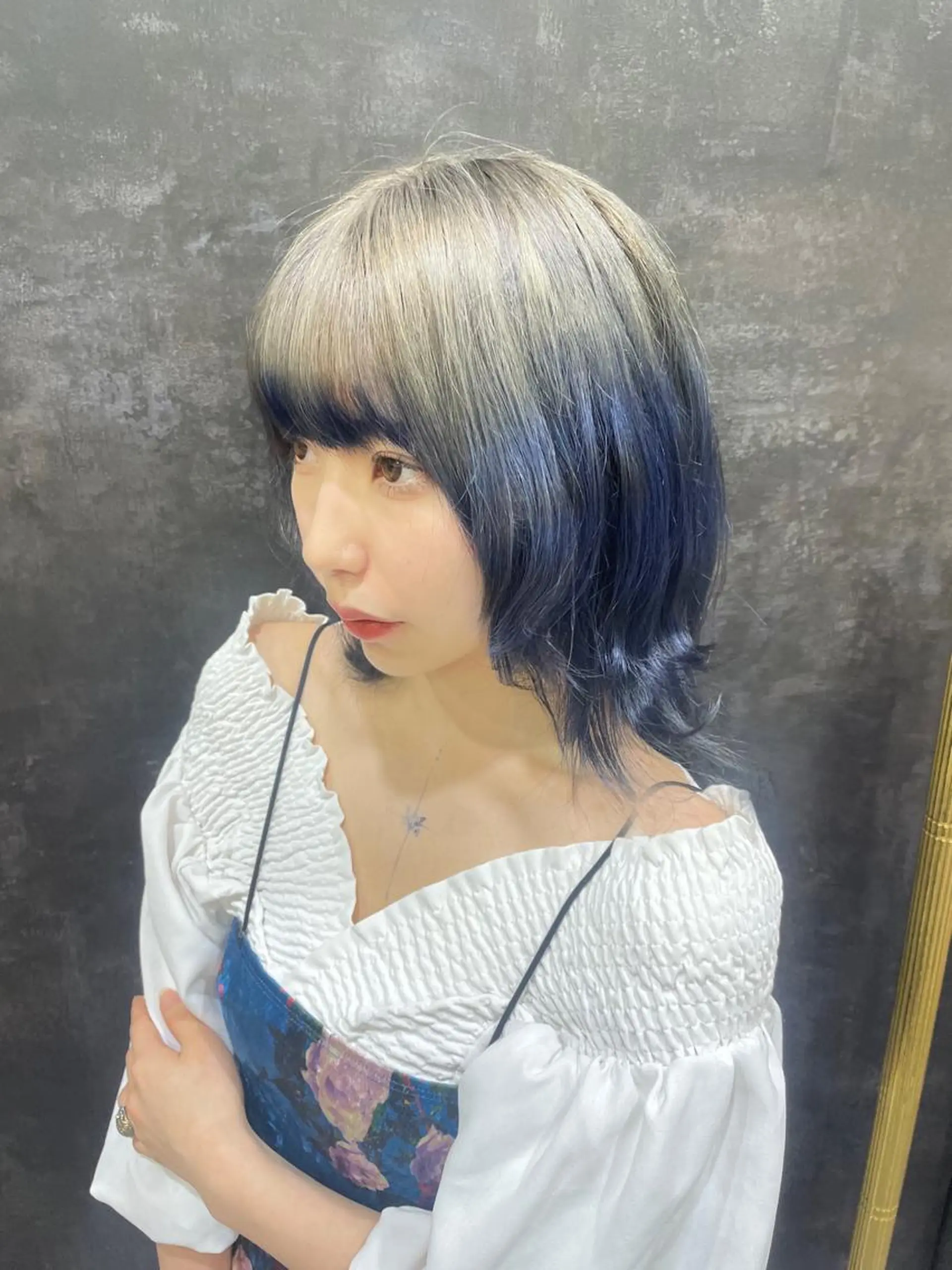 ミディアム カラー ダブルカラー ヘアカラー Hina🧵/恵比寿 中目黒/透明感カラーのヘアスタイル