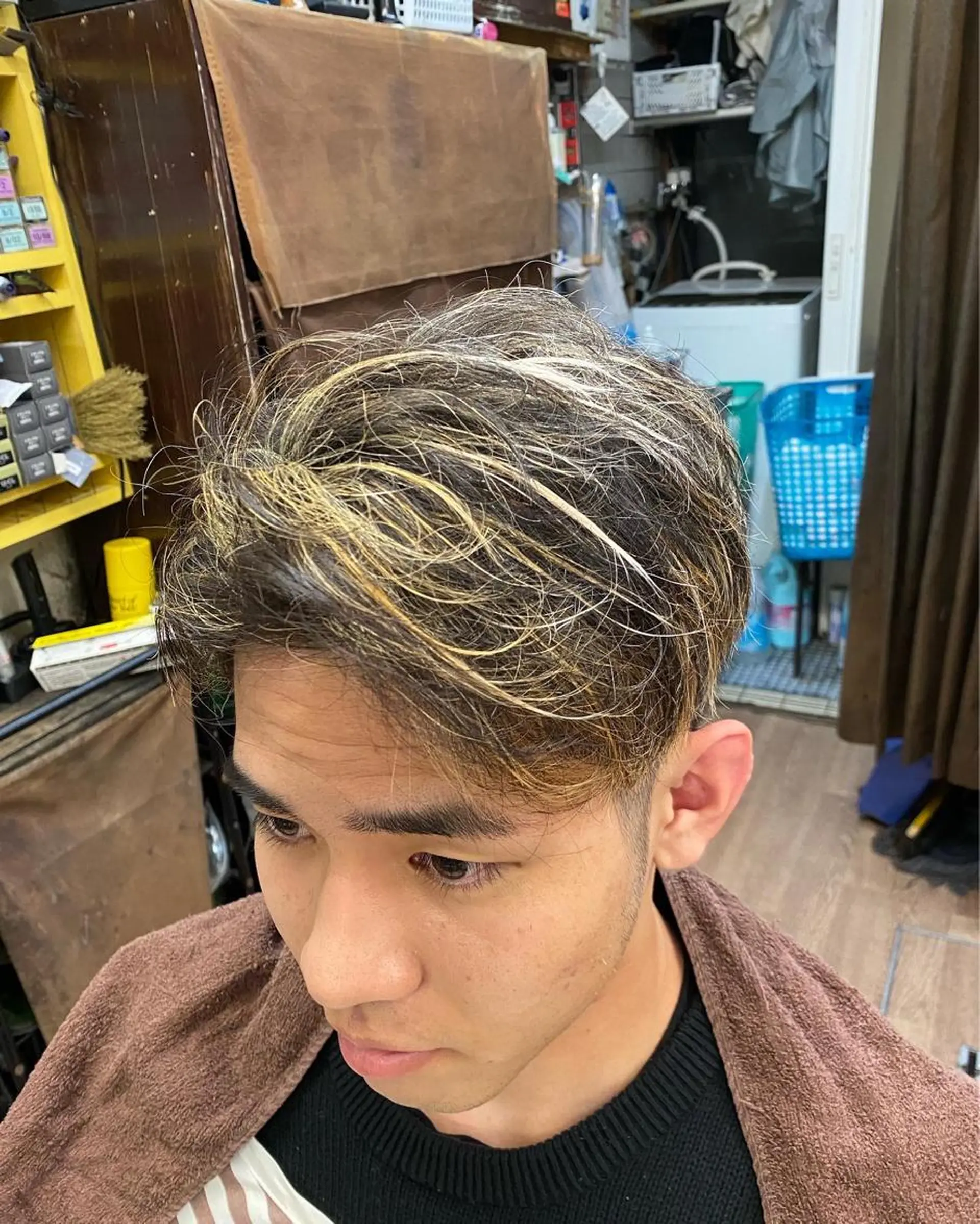カラー メッシュ ヘアカラー 似合わせパーマ🌀 リュウノスケのヘアスタイル