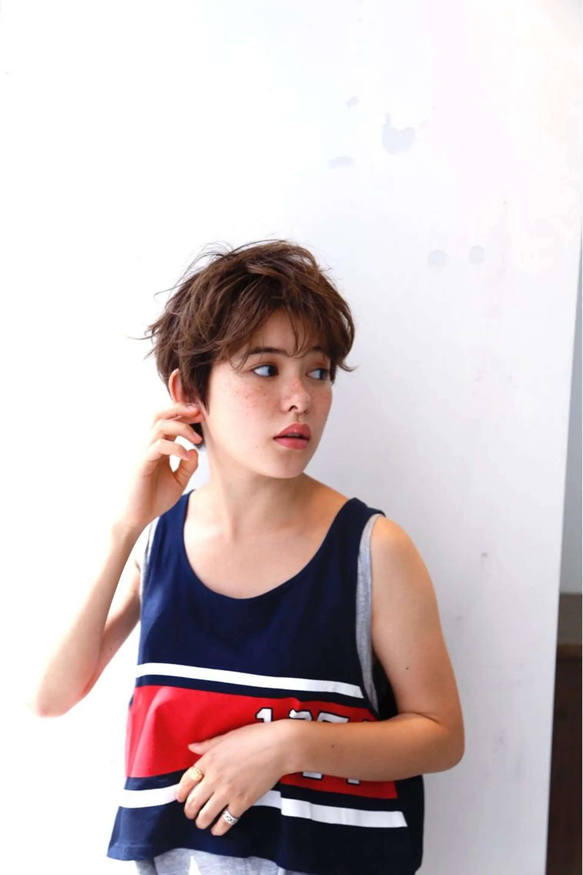 ショート カラー 鈴木 一貴のヘアスタイル