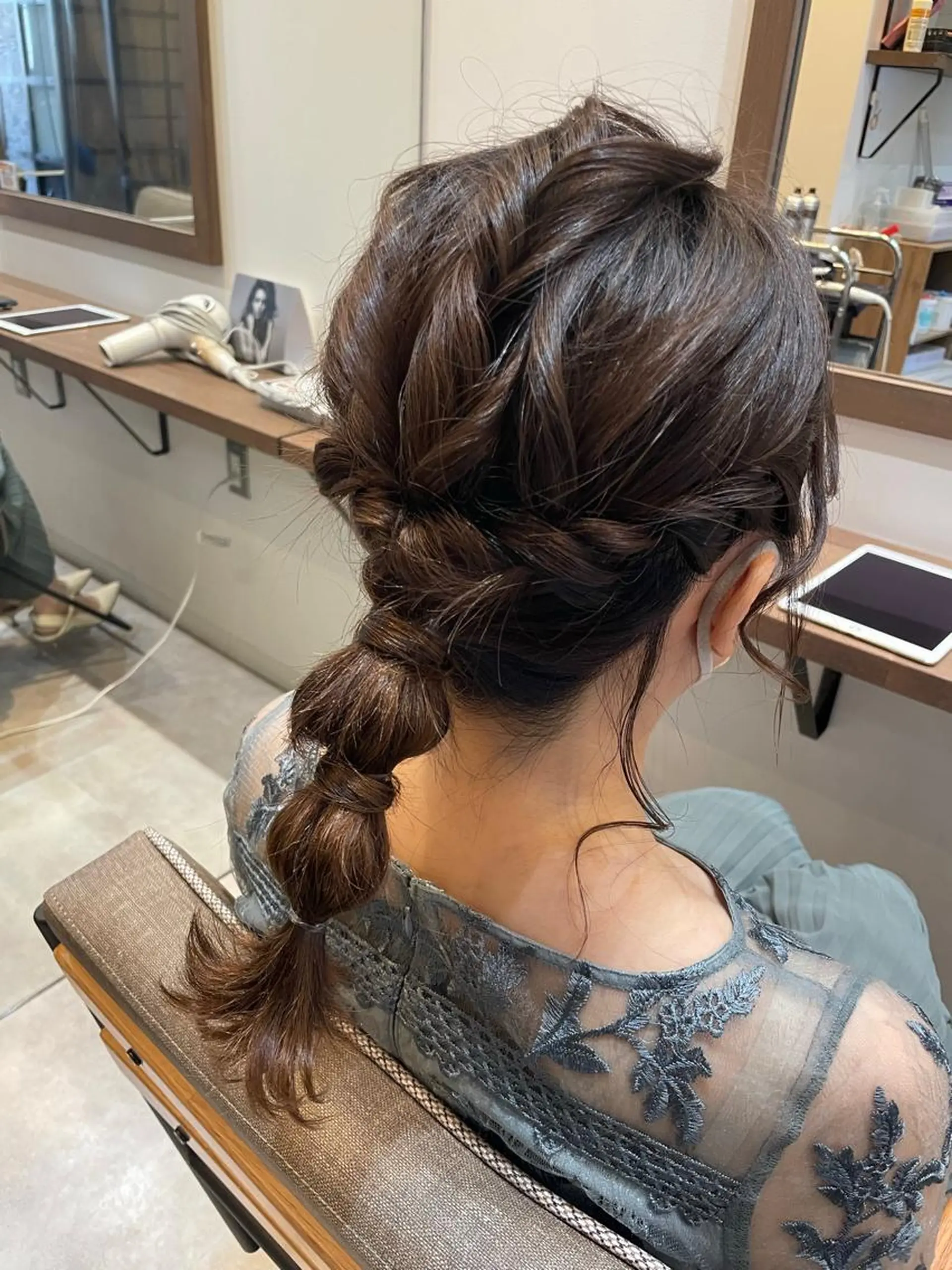 セミロング ヘアセット N°rico川喜田 里衣のヘアスタイル