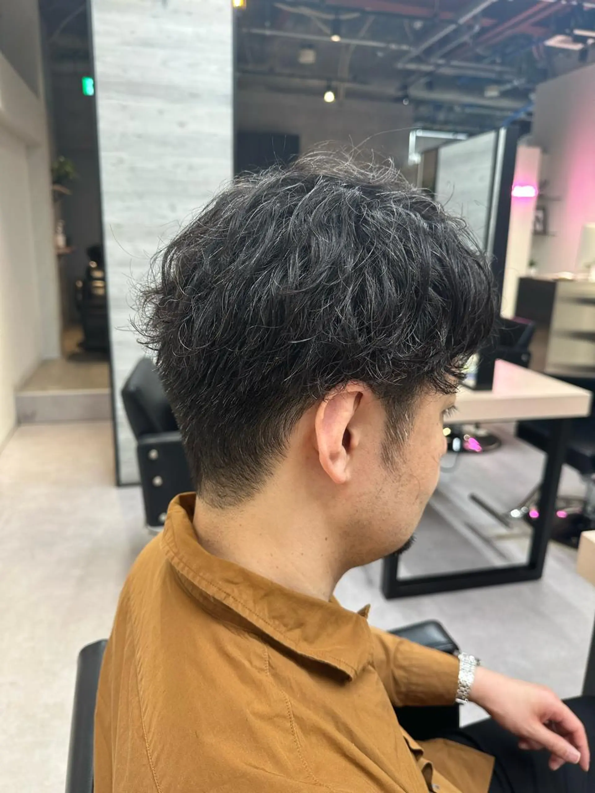 ショート パーマ メンズ カット パーマ トリートメント 🪞個室サロン/韓国 艶髪/keito🪞のヘアスタイル