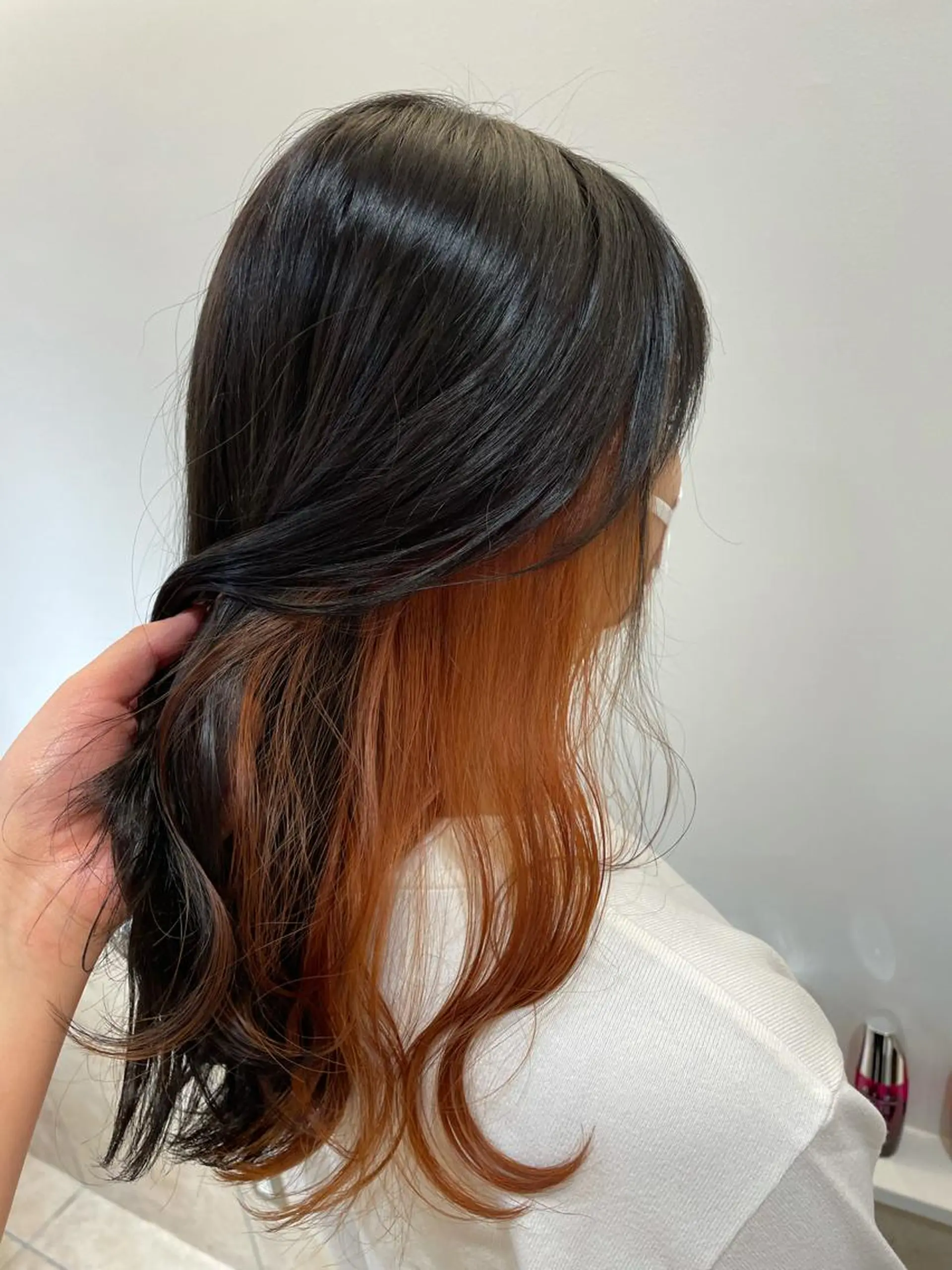 ロング カラー オレンジ 天野 玲菜のマツエク・マツパデザイン