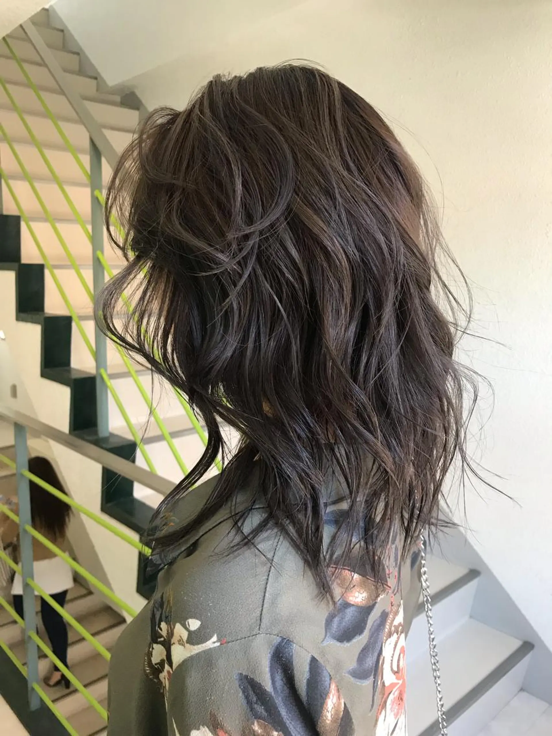 セミロング カット ヘアカラー GO TODAY SHAIRE SALON所属・miu (ミユ)のヘアスタイル