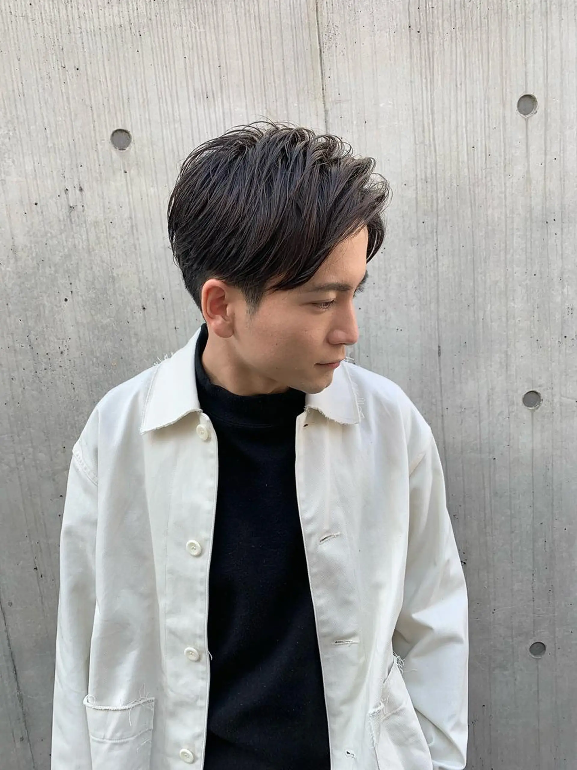 ショート メンズ チバ タクミのヘアスタイル
