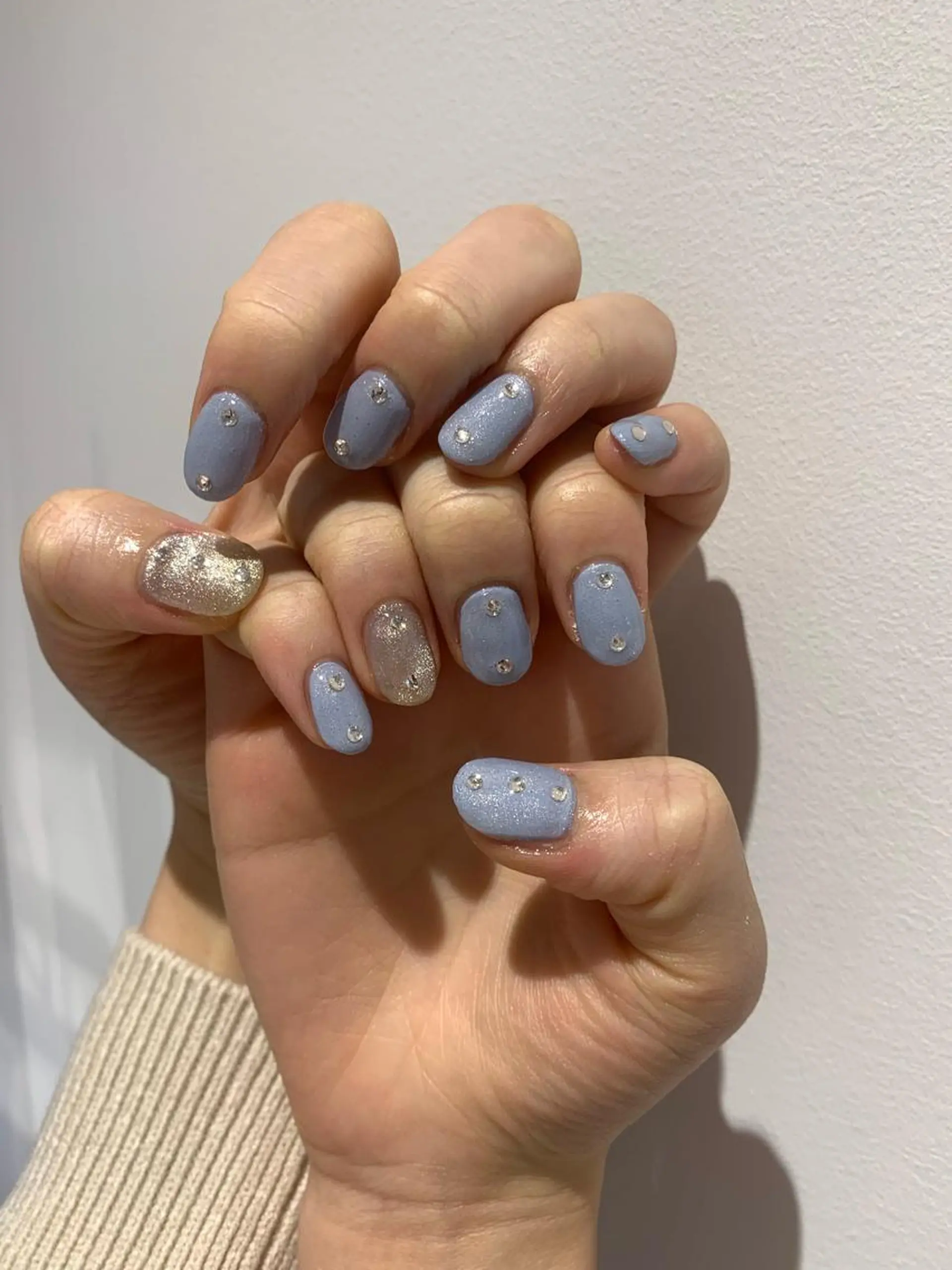 ネイル キラキラネイル 持ち込み マキノ ユイのネイルデザイン