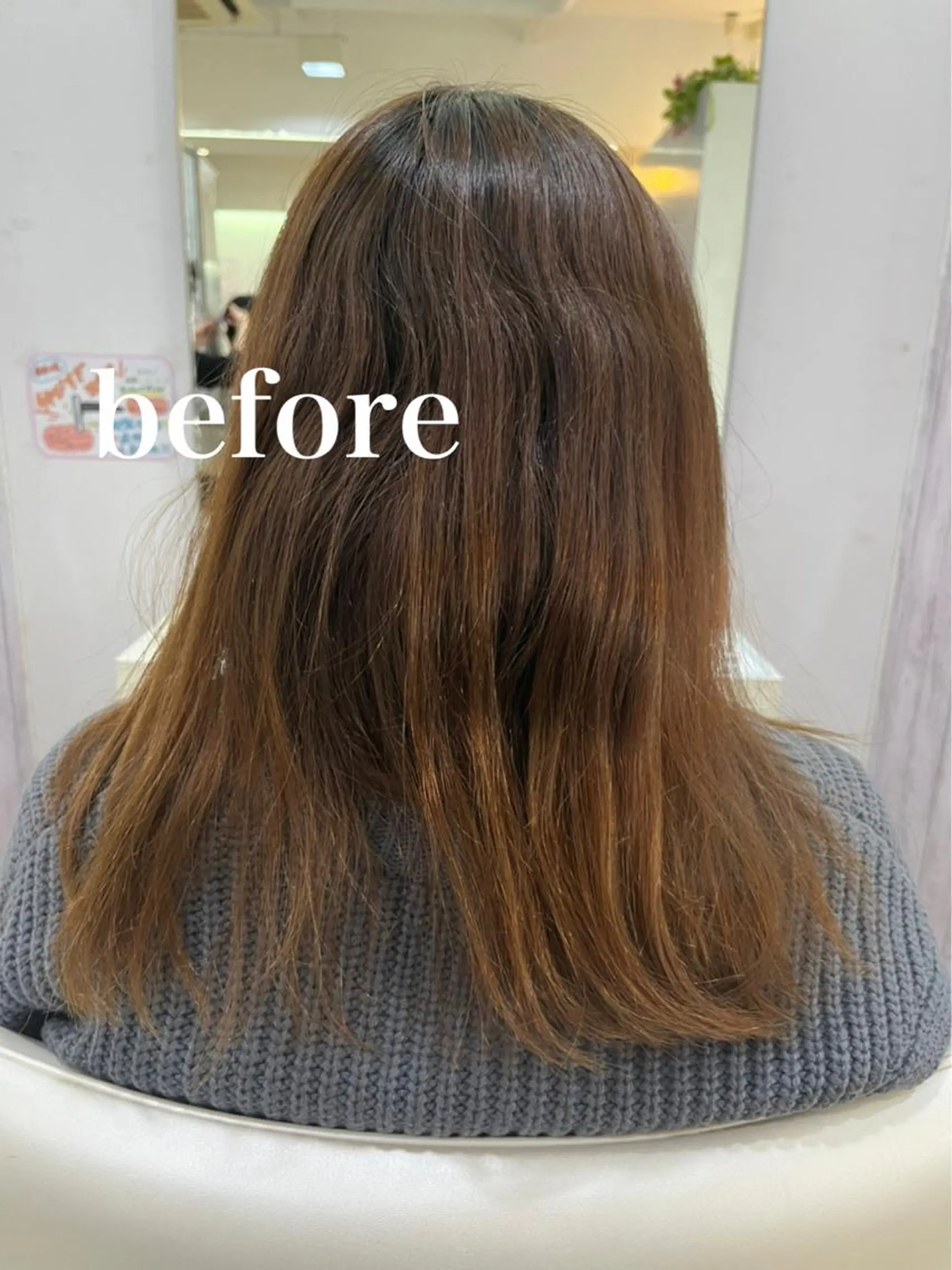 セミロング 髪質改善 トリートメント 【髪質改善カラー】 瀧田嵐士🇰🇷のヘアスタイル