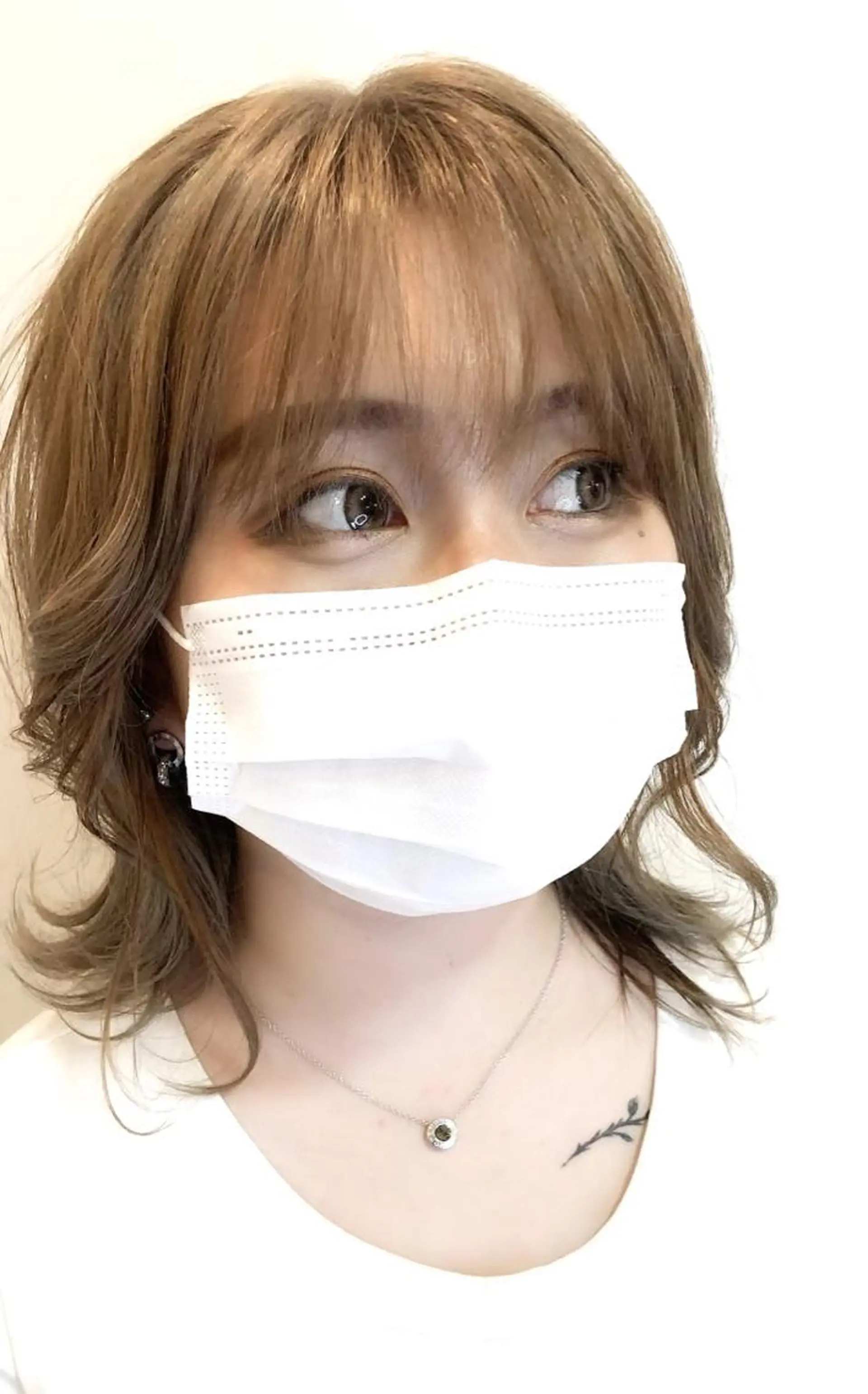 ロング カラー ヘアカラー 努島 樹のヘアスタイル