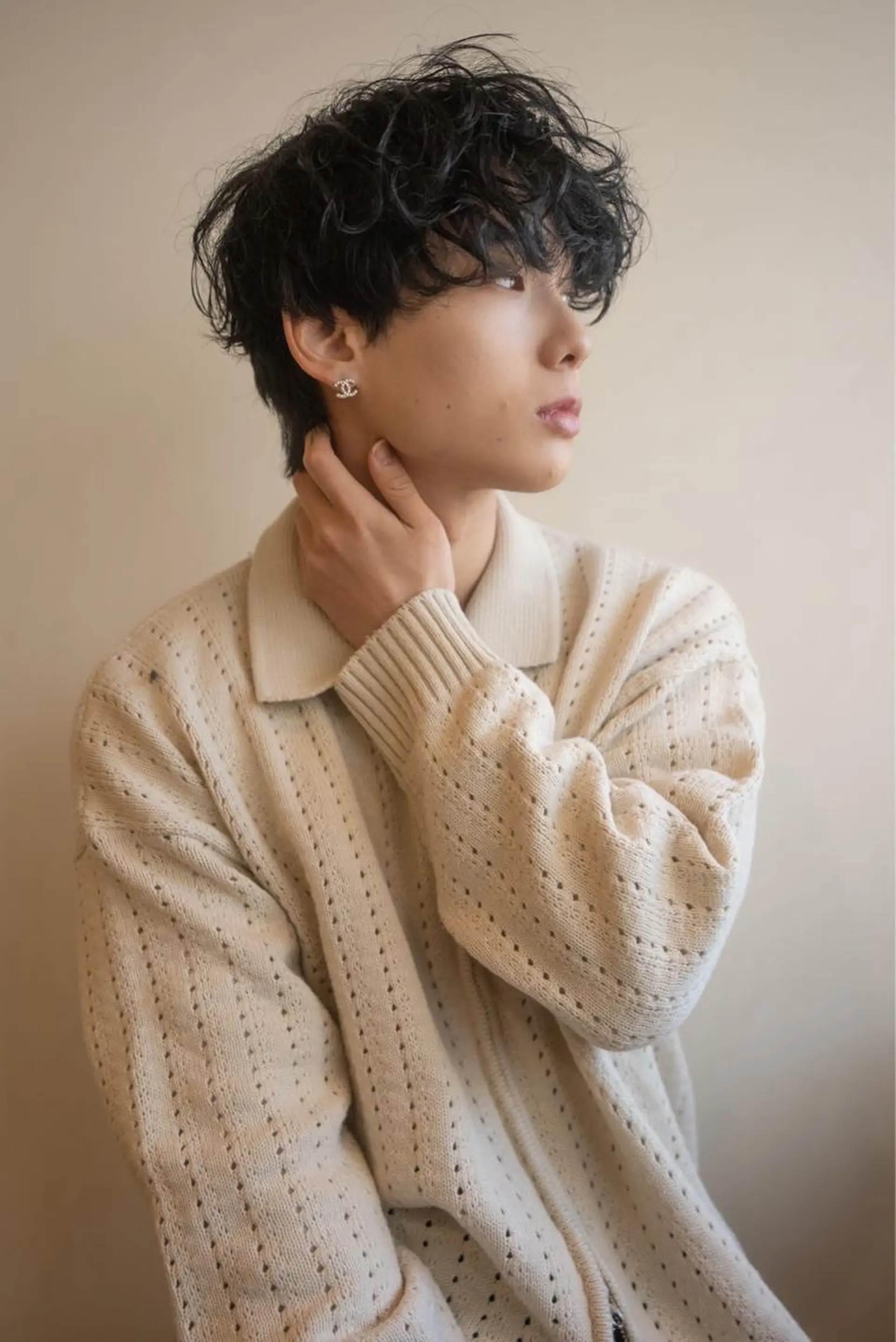 メンズ レイヤーボブ/ 艶カラー/サナ🌼のヘアスタイル