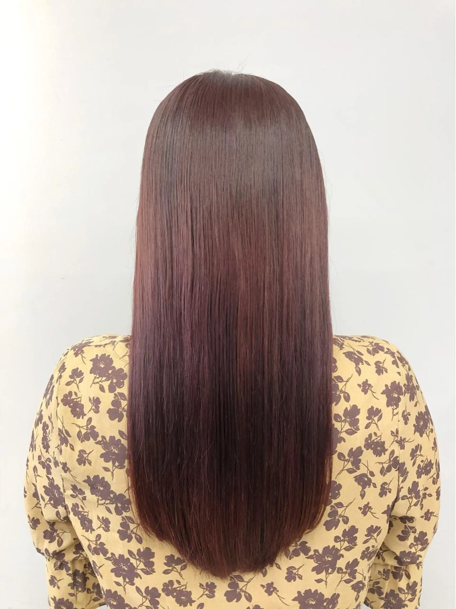 セミロング カラー ピンクカラー バイオレットカラー 代表　YUKI ☆のヘアスタイル