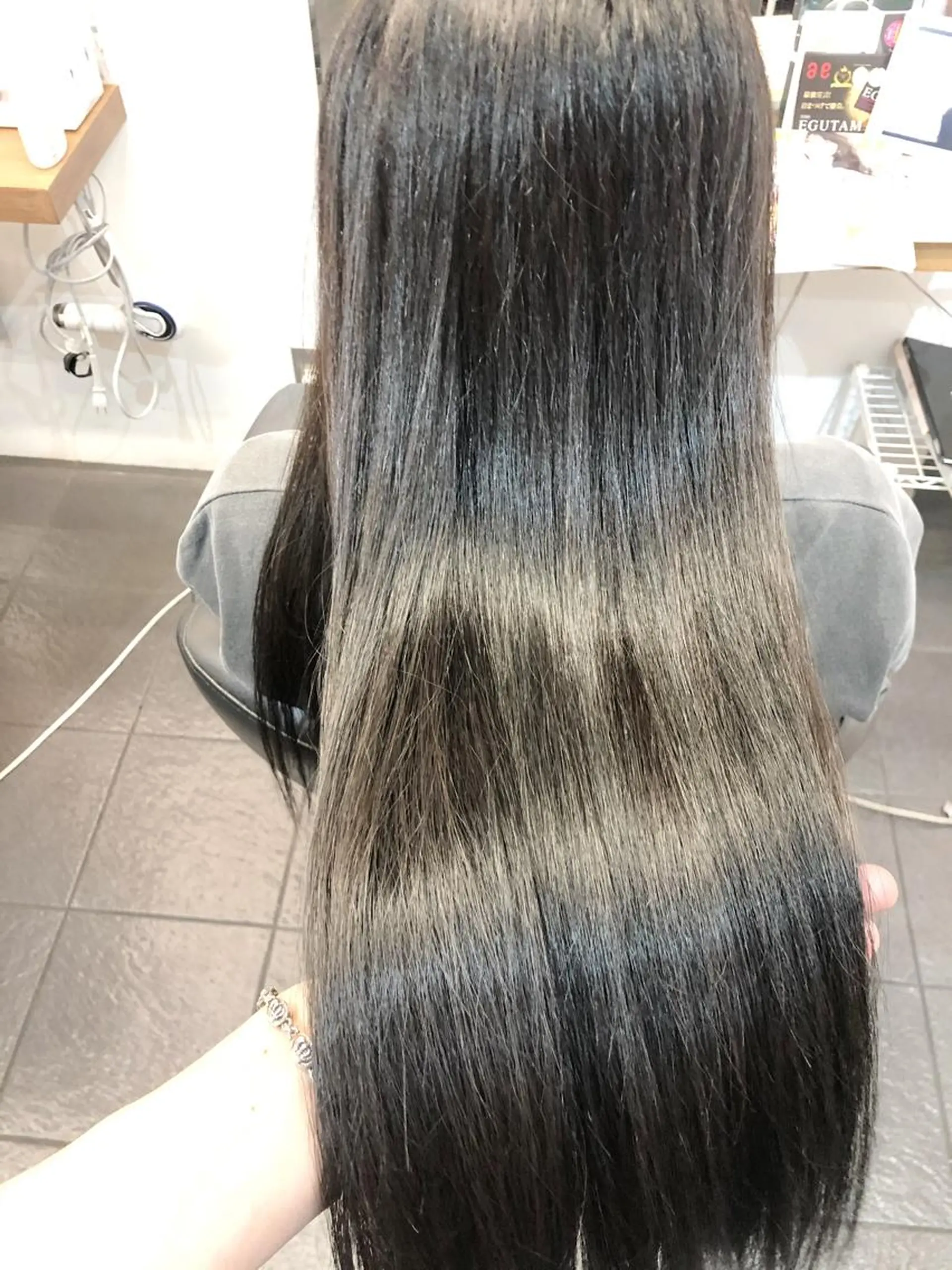 カラー アディクシーカラー 透明感カラー カット ヘアカラー トリートメント ヘッドスパ グレージュ/髪質改善 Yamato.hのヘアスタイル