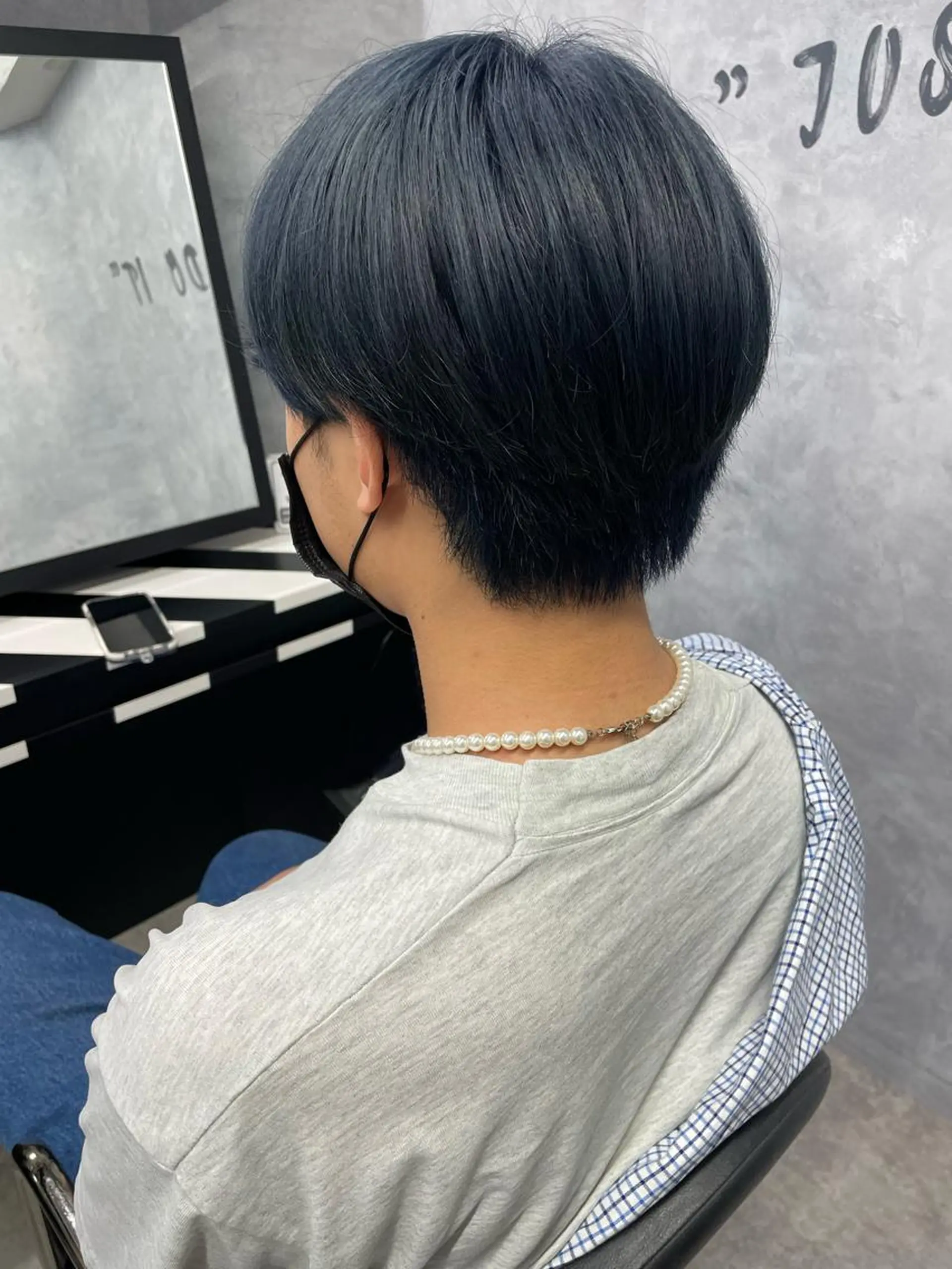 メンズ 縮毛矯正・髪質改善 特化 出納 直起のヘアスタイル