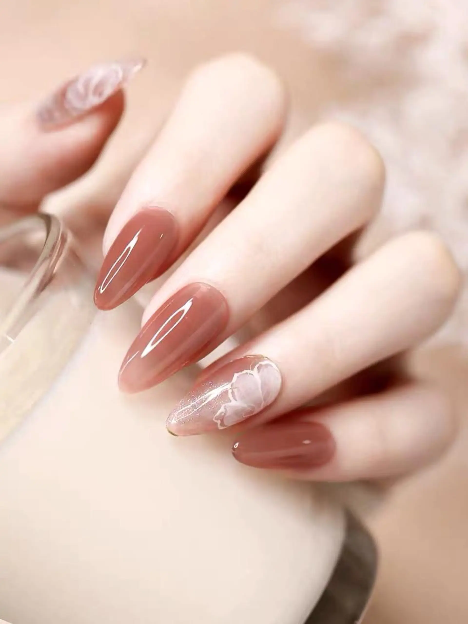 ネイル 春ネイル Cute beauty2のマツエク・マツパデザイン