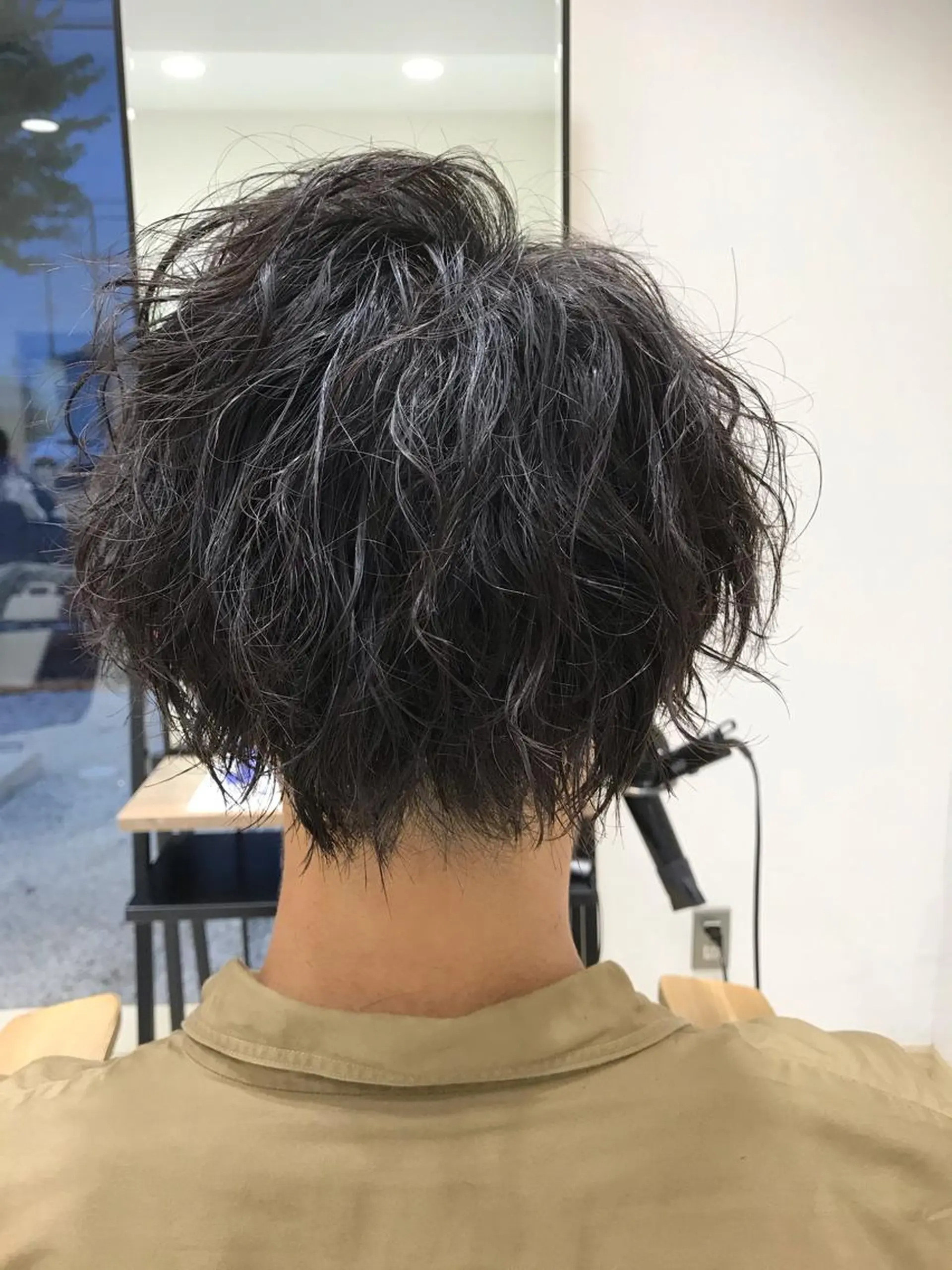 メンズ カット パーマ 中野 克也のヘアスタイル