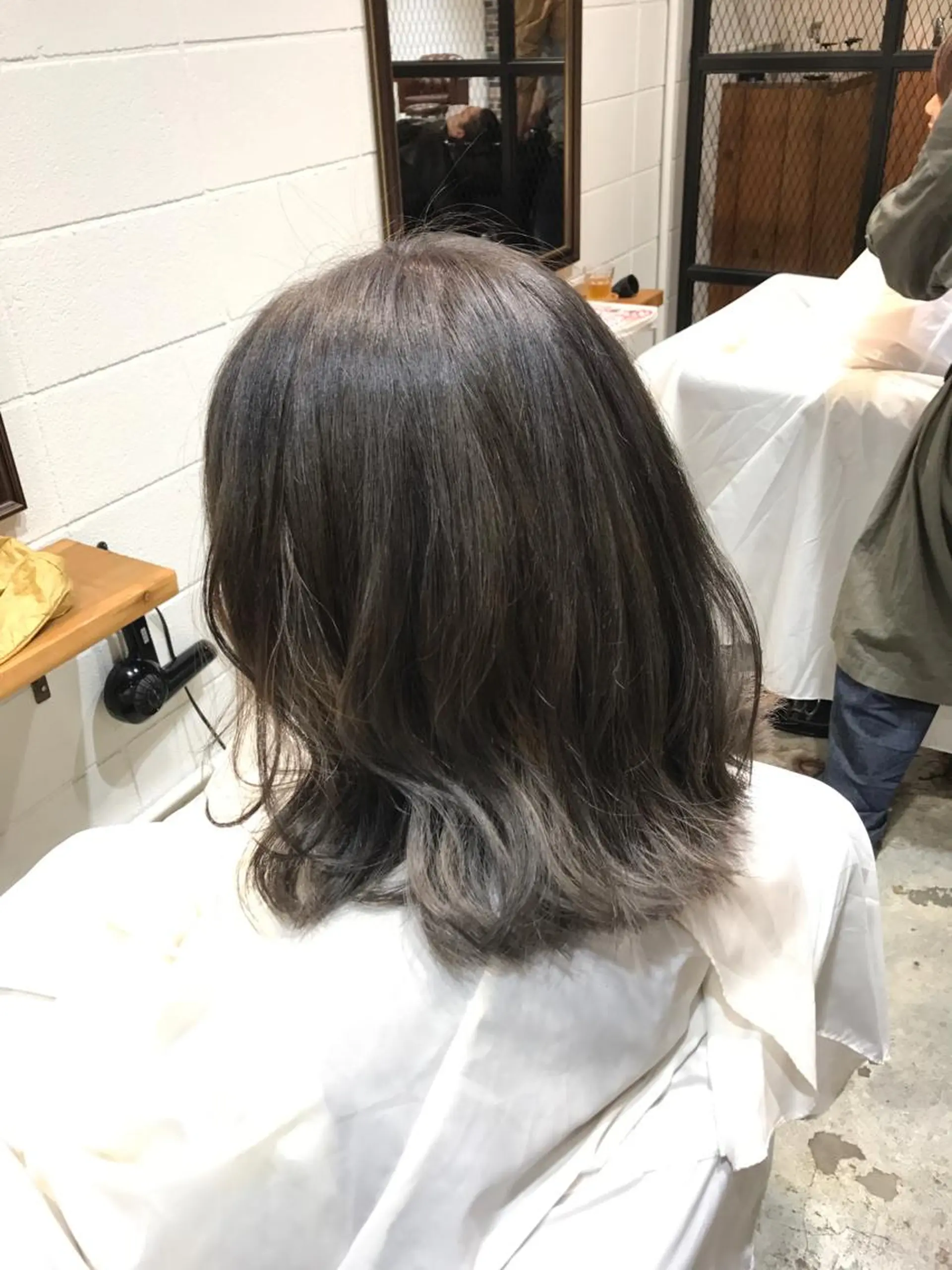 ミディアム カラー パーマ ヘアアレンジ メンズ キッズ グレージュ Forest. -髪質改善-のヘアスタイル