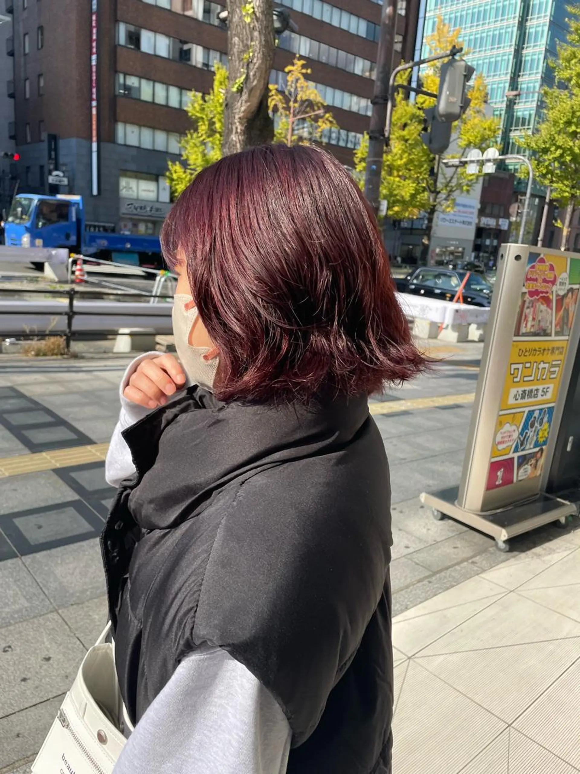 ミディアム Cielro/ダブル カラー/西田咲希のヘアスタイル