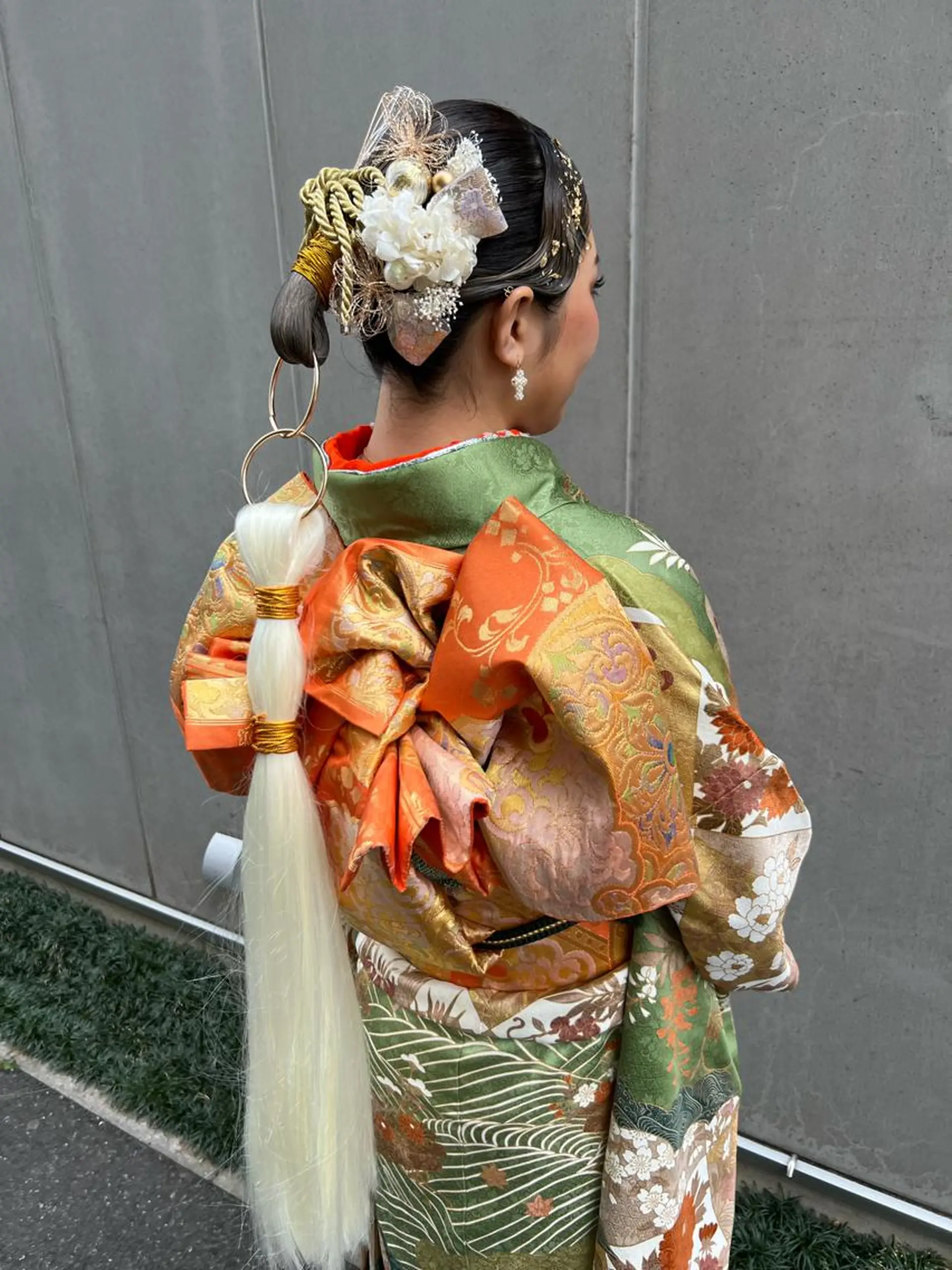 セミロング ヘアアレンジ 石原 姫菜のヘアスタイル