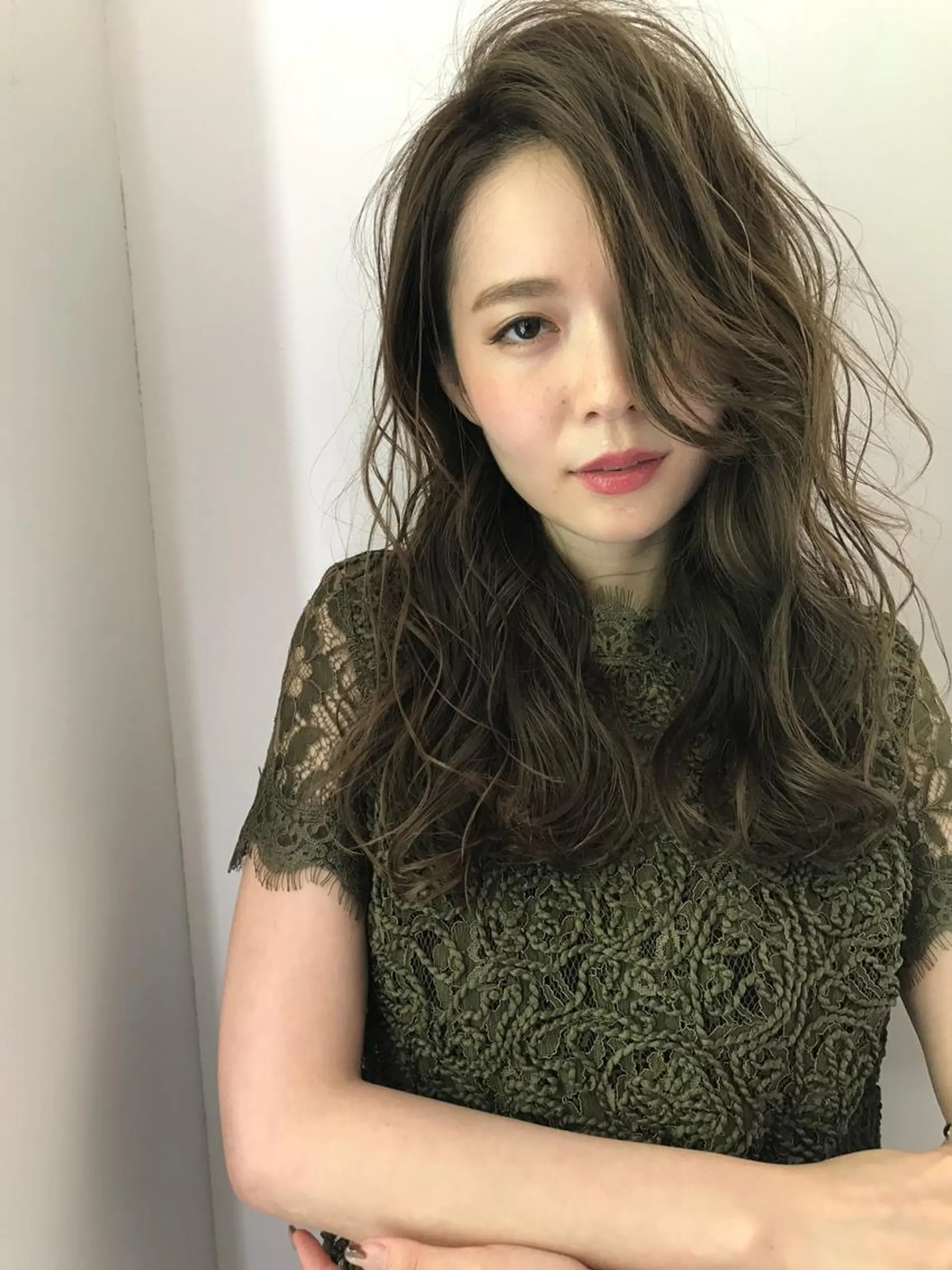 ロング カラー 酸性ストレート/ブリ ーチなし/中村 匠のヘアスタイル