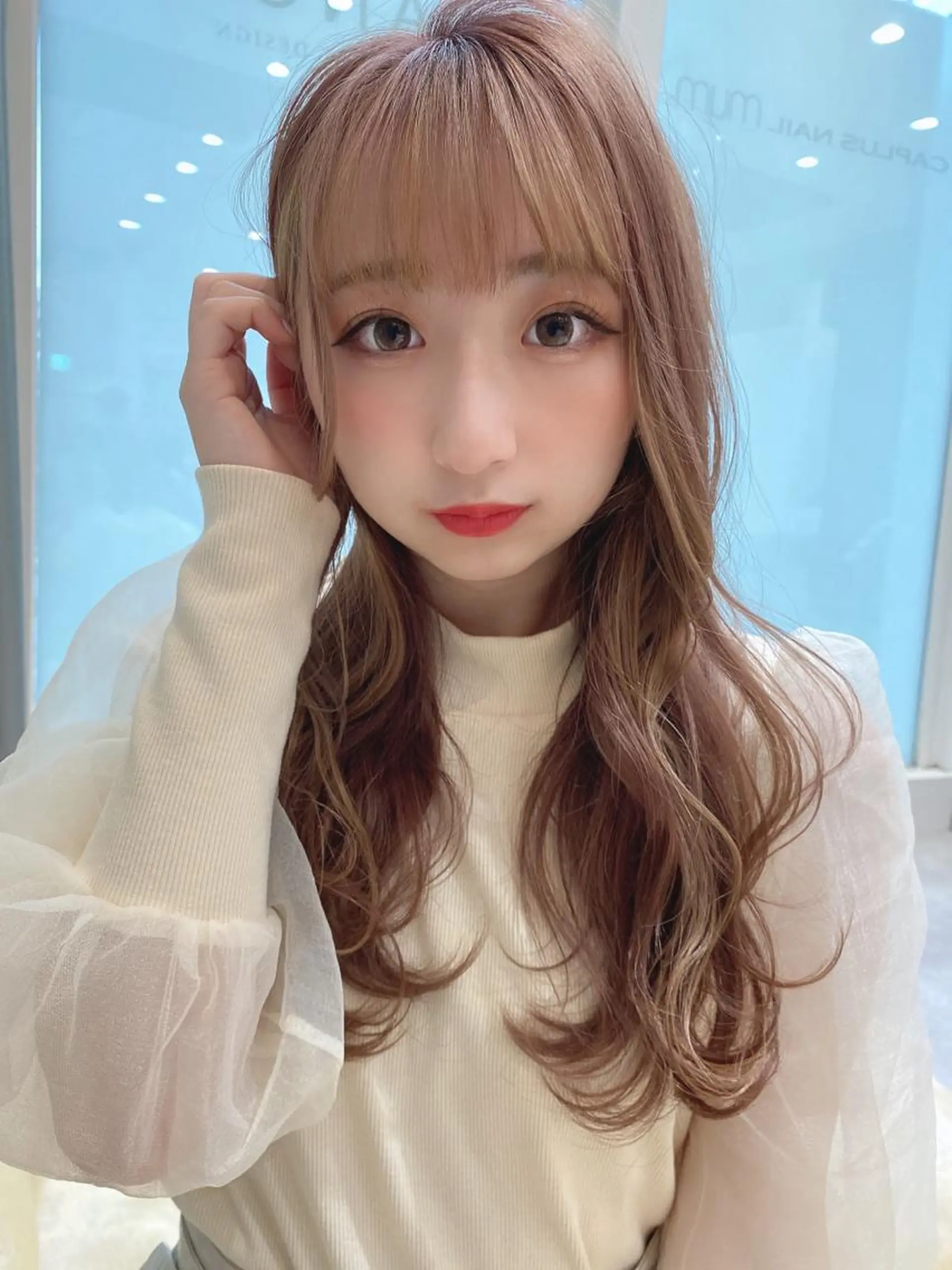 ロング カラー 具志 正太のヘアスタイル