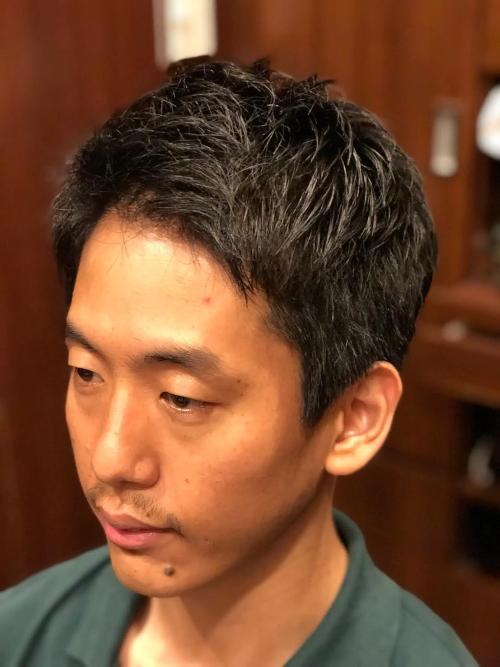 ショート メンズ ヒロ銀座 上口雄大のヘアスタイル