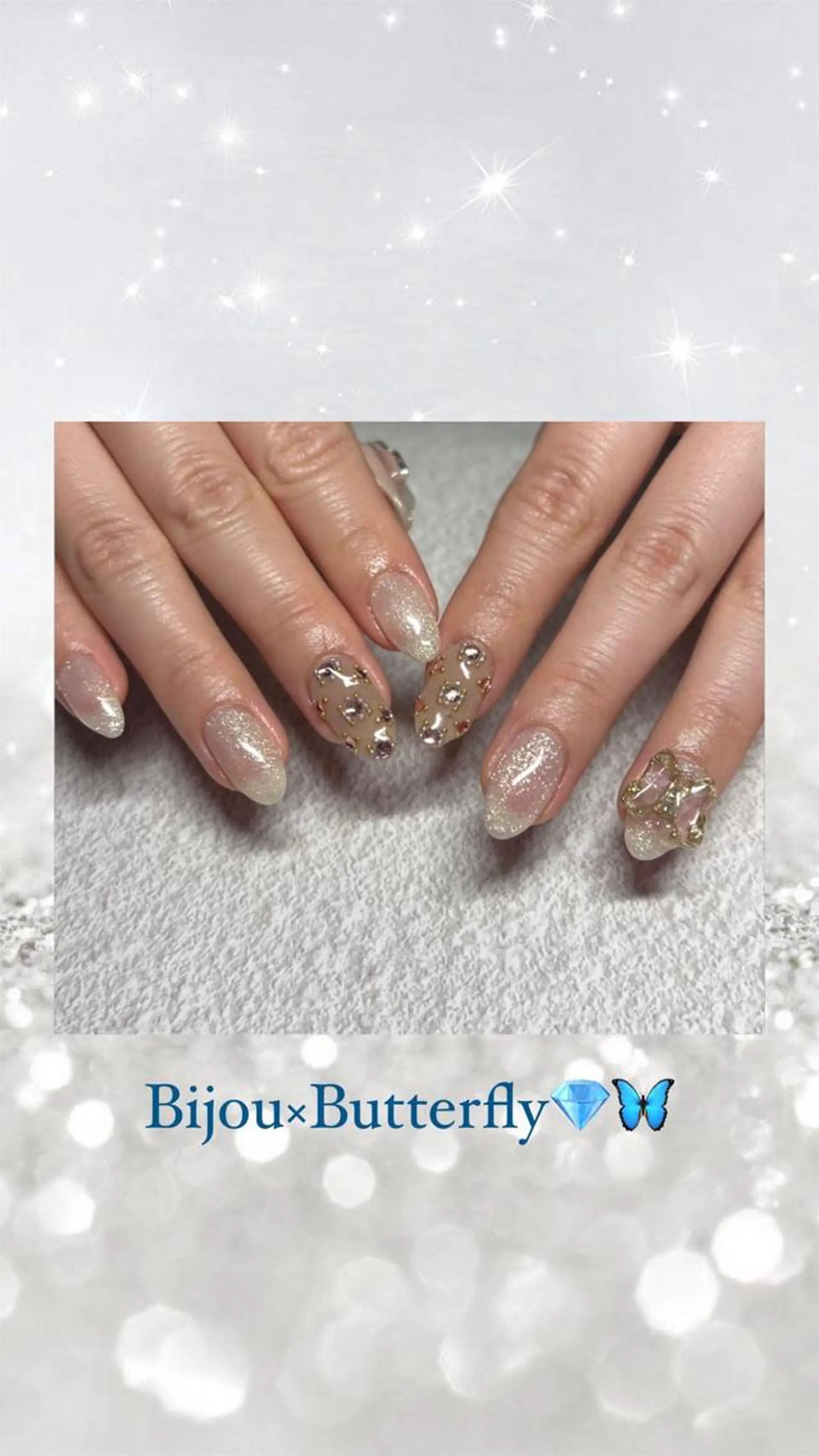 ネイル フレンチネイル ジェルネイル 韓国ネイル 持ち込み パラジェル LeaLea nails.のネイルデザイン