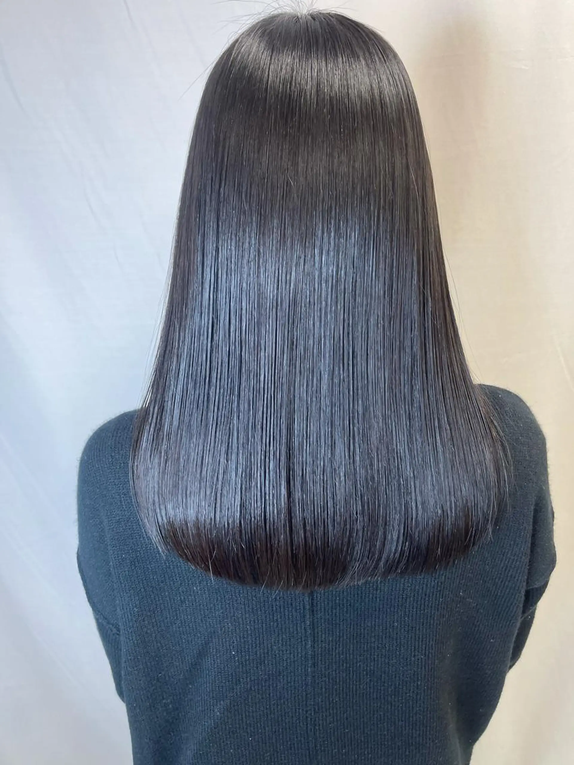 ロング カラー パーマ カット ヘアカラー 縮毛矯正 トリートメント 髪質改善/縮毛矯正 /レイヤー岡部のヘアスタイル