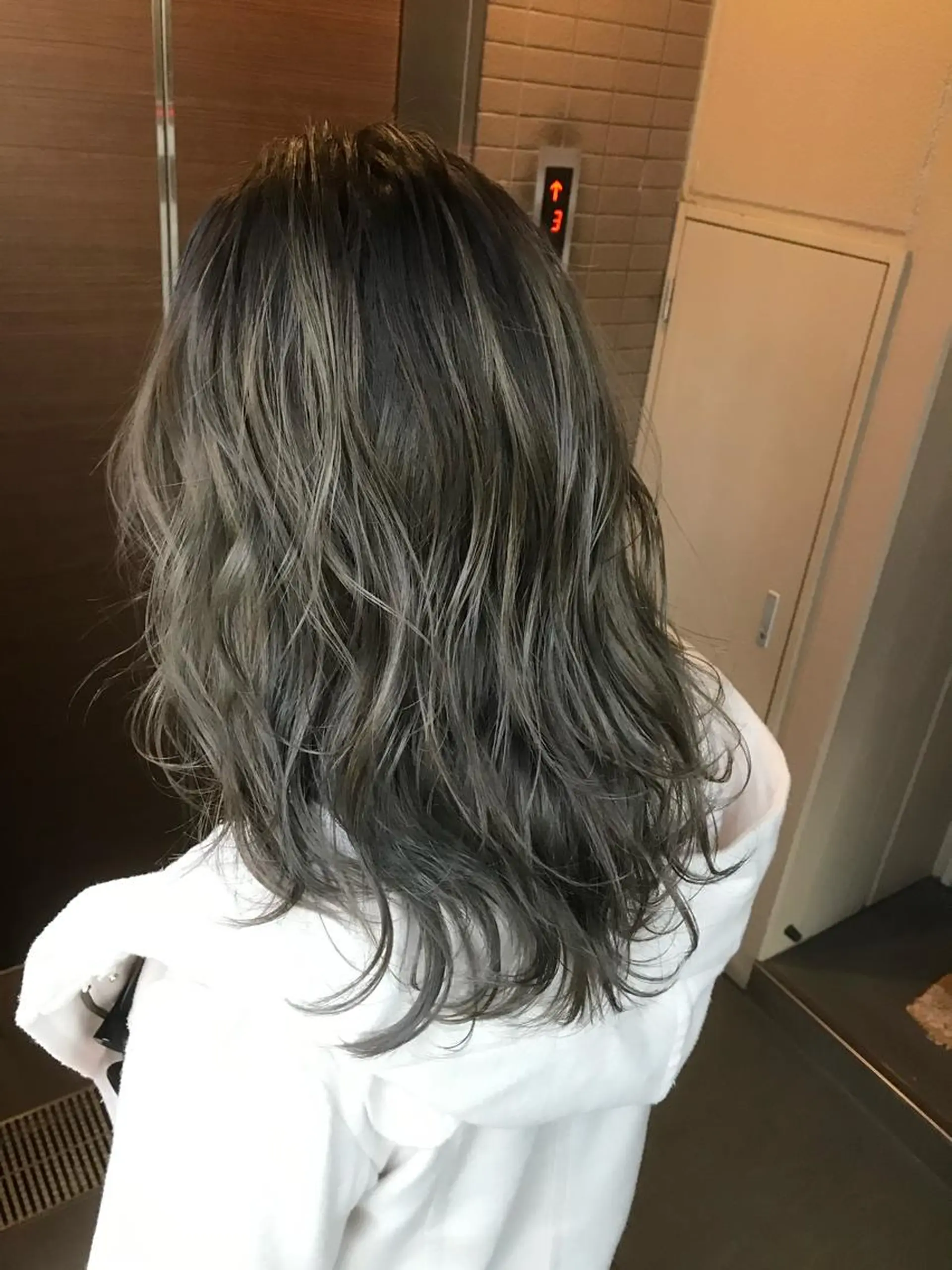セミロング カラー Joule 大分メンズのヘアスタイル