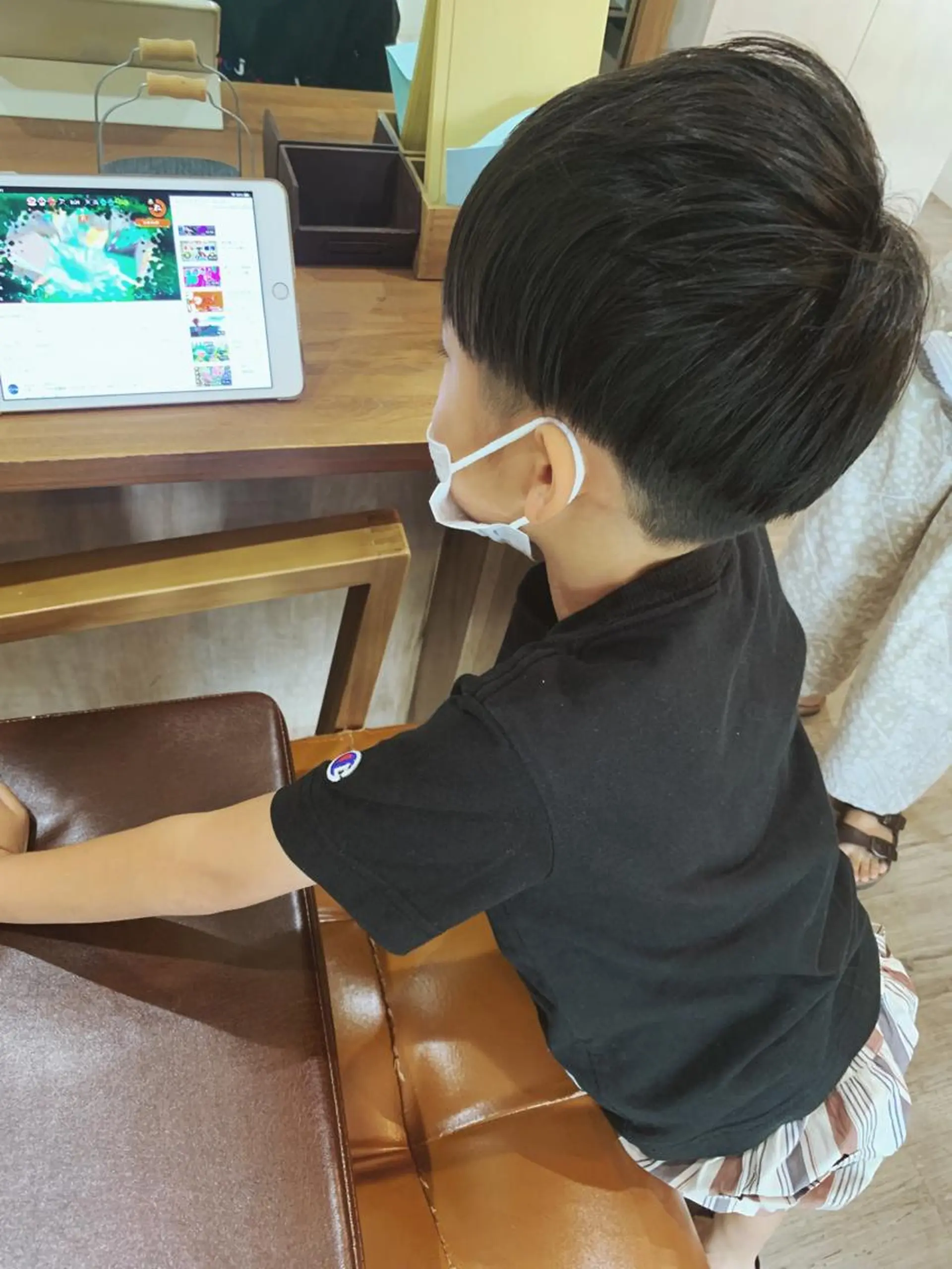 メンズ キッズ マッシュ カット 佐藤 美咲のヘアスタイル