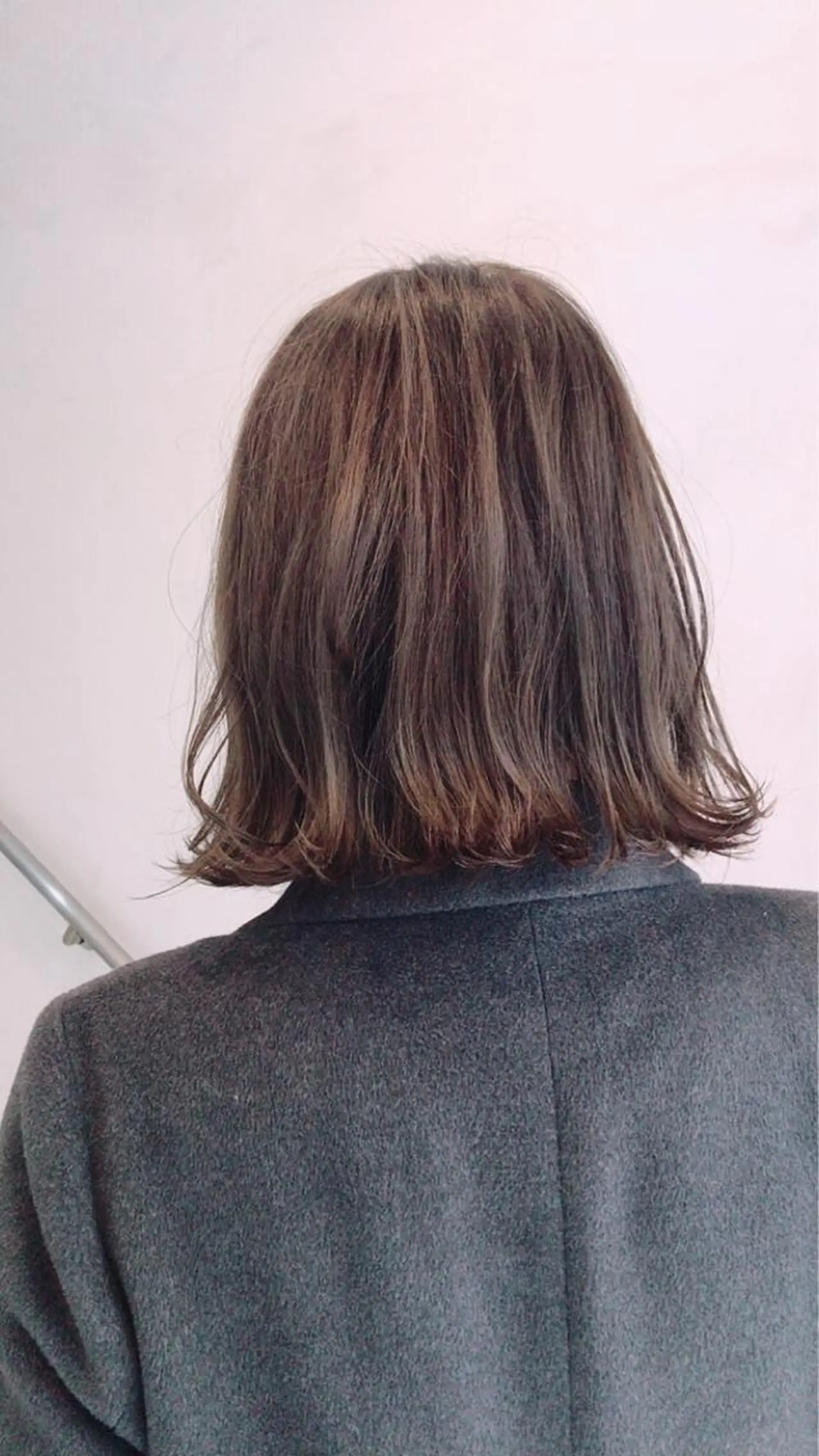 ミディアム ヘアカラー 髪質改善縮毛矯正/暖 色カラー/ウエダカナのヘアスタイル