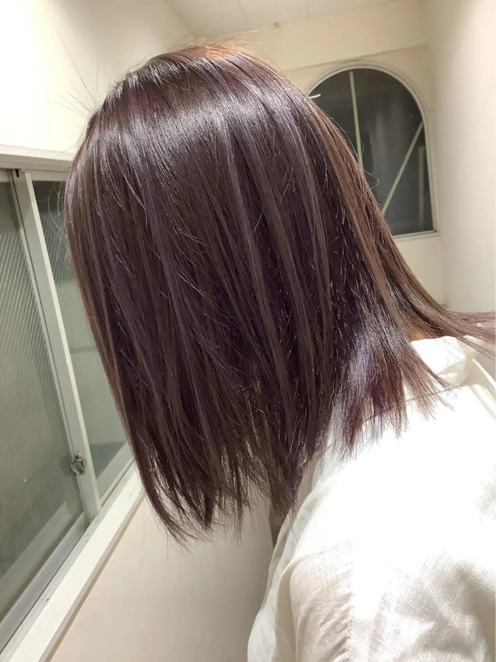 カラー アッシュ ブリーチ ラベンダーカラー ラベンダーアッシュ 稲田 全将のヘアスタイル