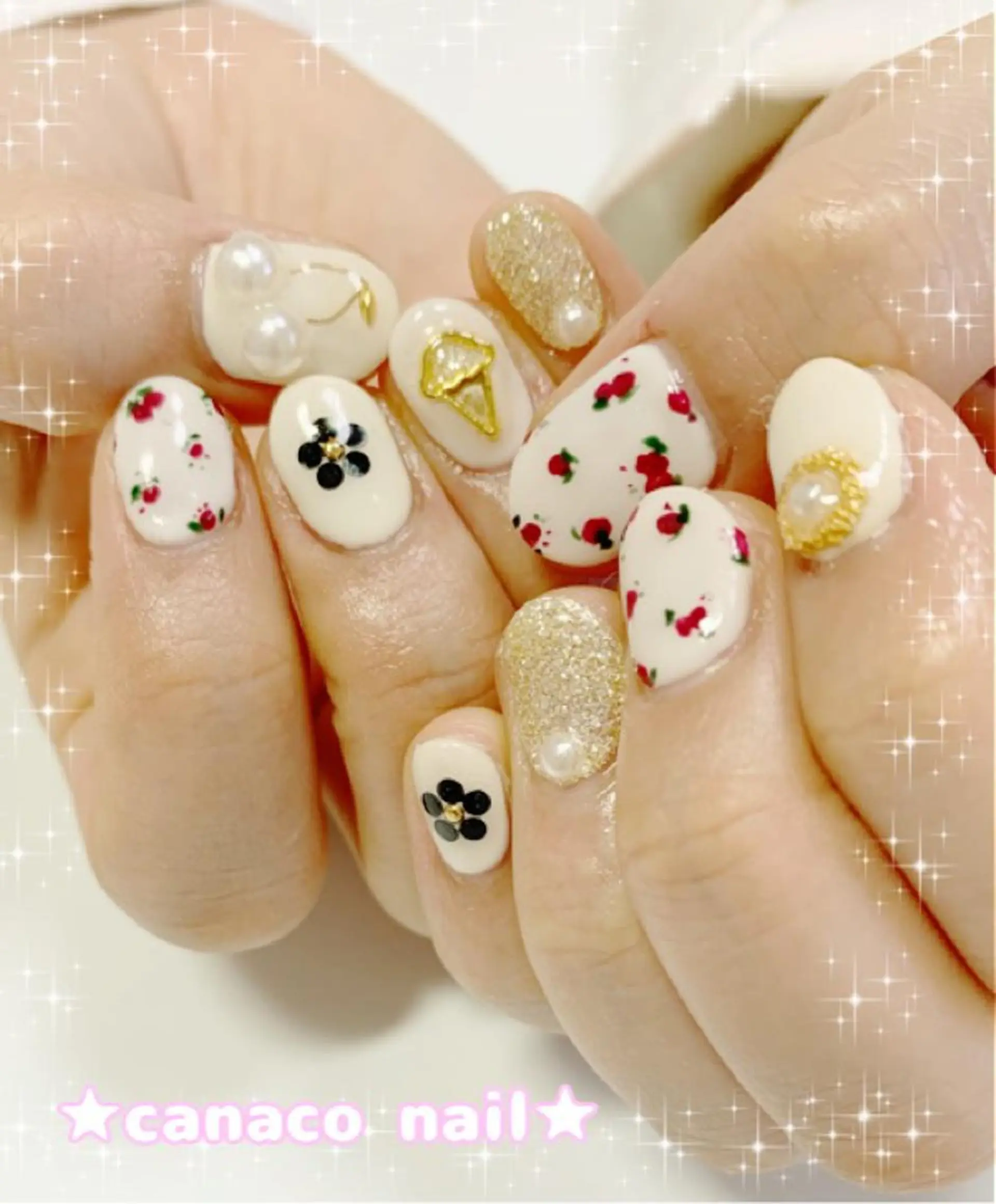 ネイル ハンドネイル ハンドケア ベテランネイル cnc  nailのネイルデザイン