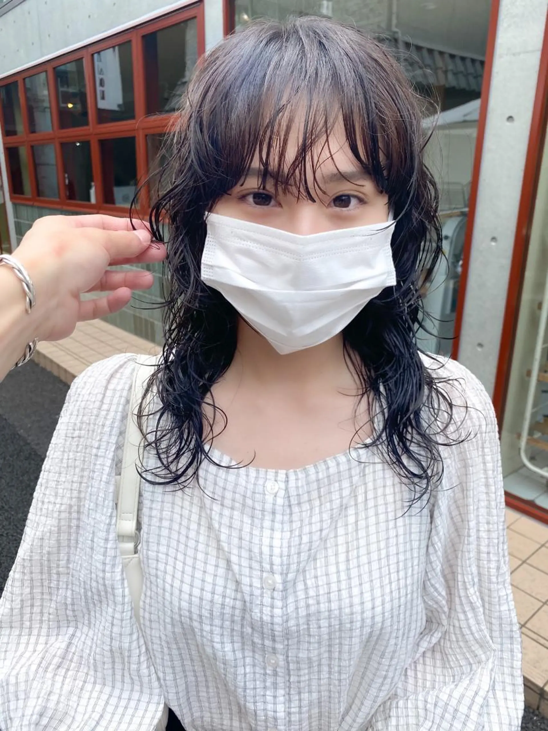 ミディアム レイヤー/パーマ /ウルフ/nabeのヘアスタイル