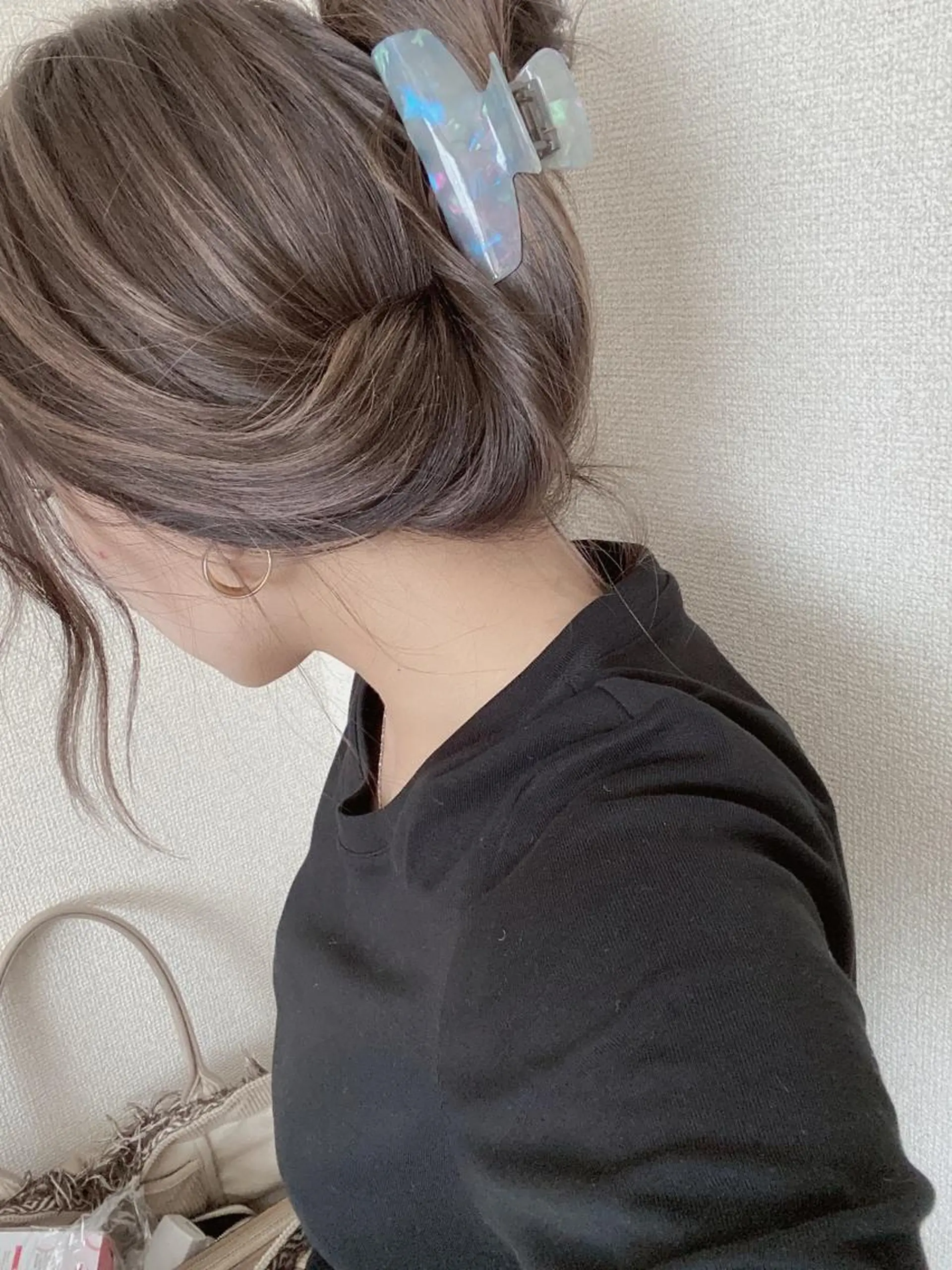 ロング カラー ハイライトカラー ハイライト 似合わせカット ma naのヘアスタイル