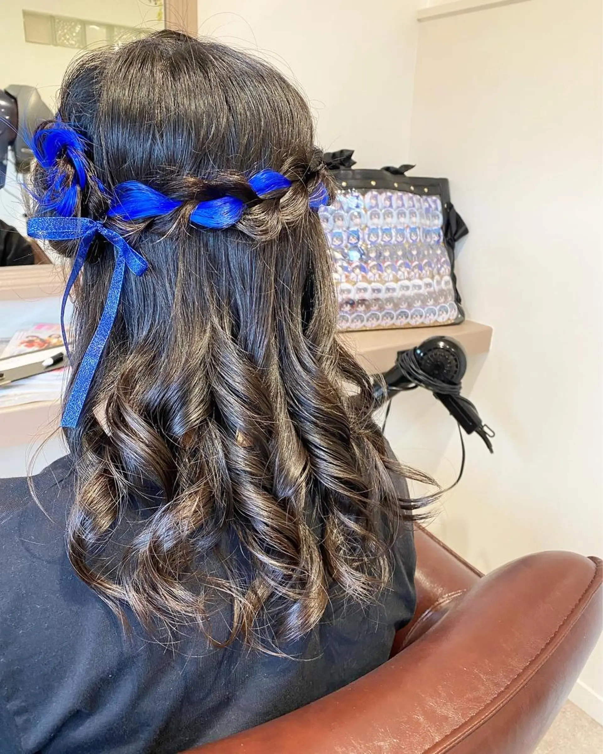 ロング エクステ ヘアセット 荒木 ひろかのヘアスタイル