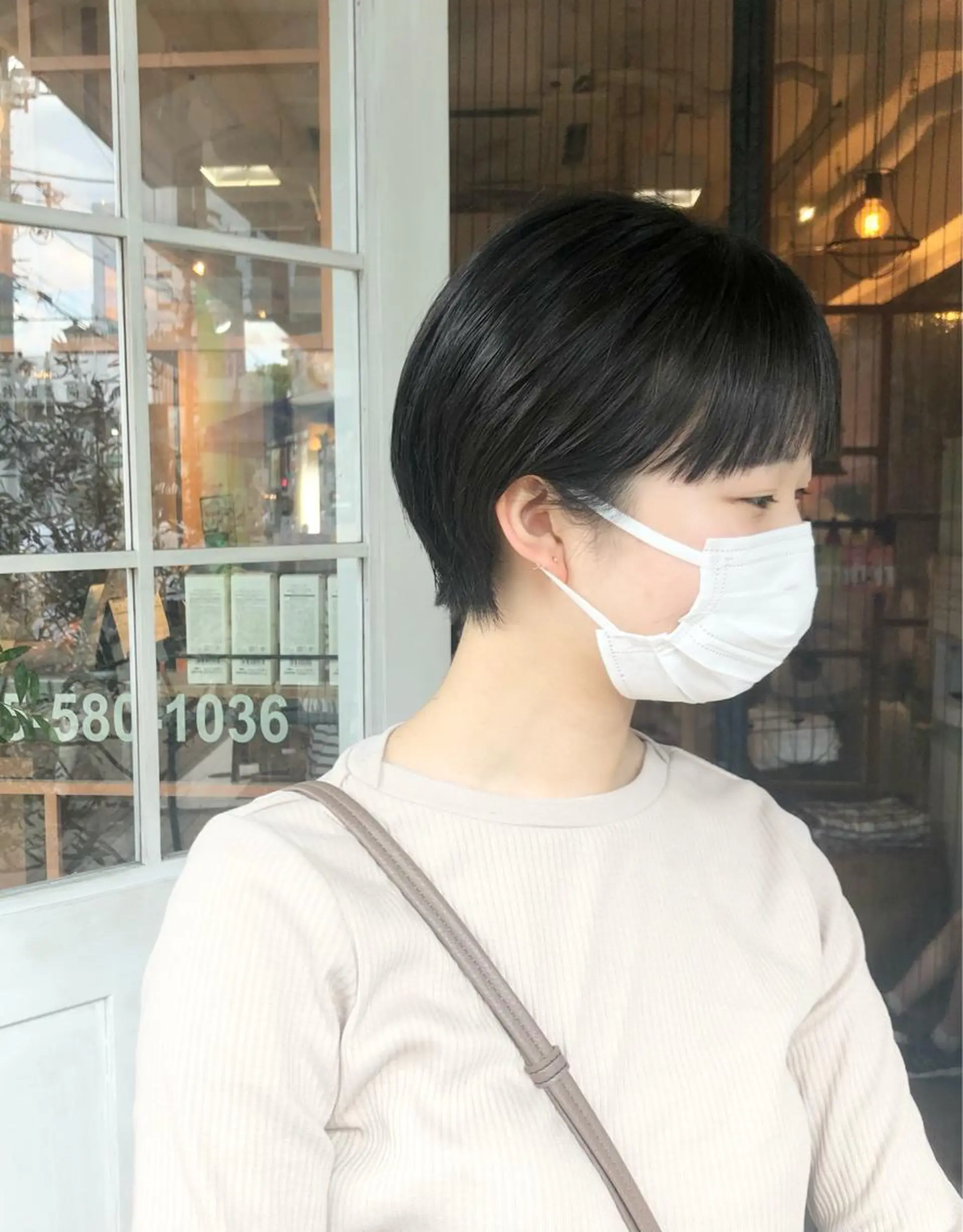 ショート 縮毛矯正 鈴木 .のヘアスタイル