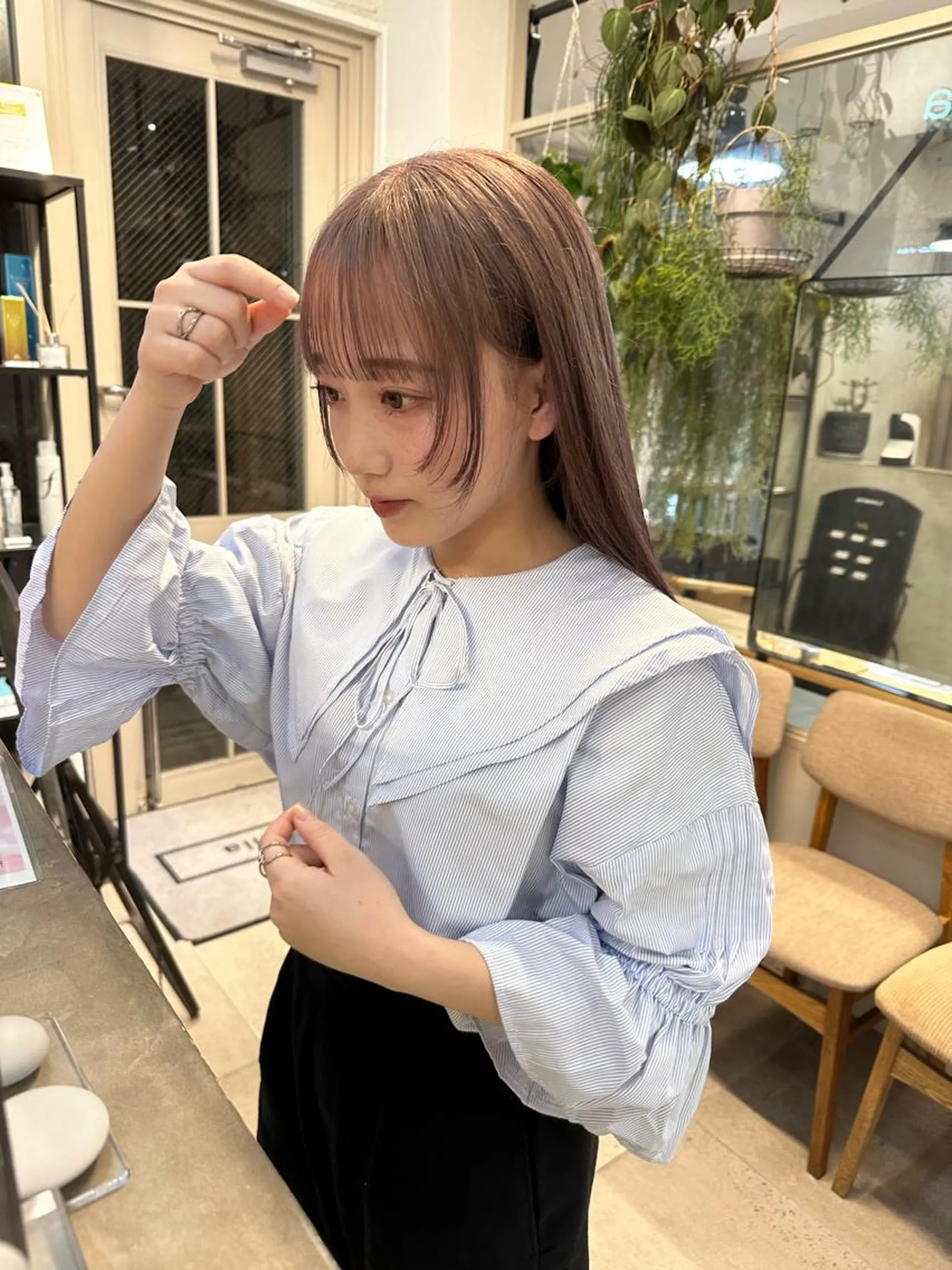 ロング カラー REINA☁️透明感 カラー/ぷつっと♡のヘアスタイル