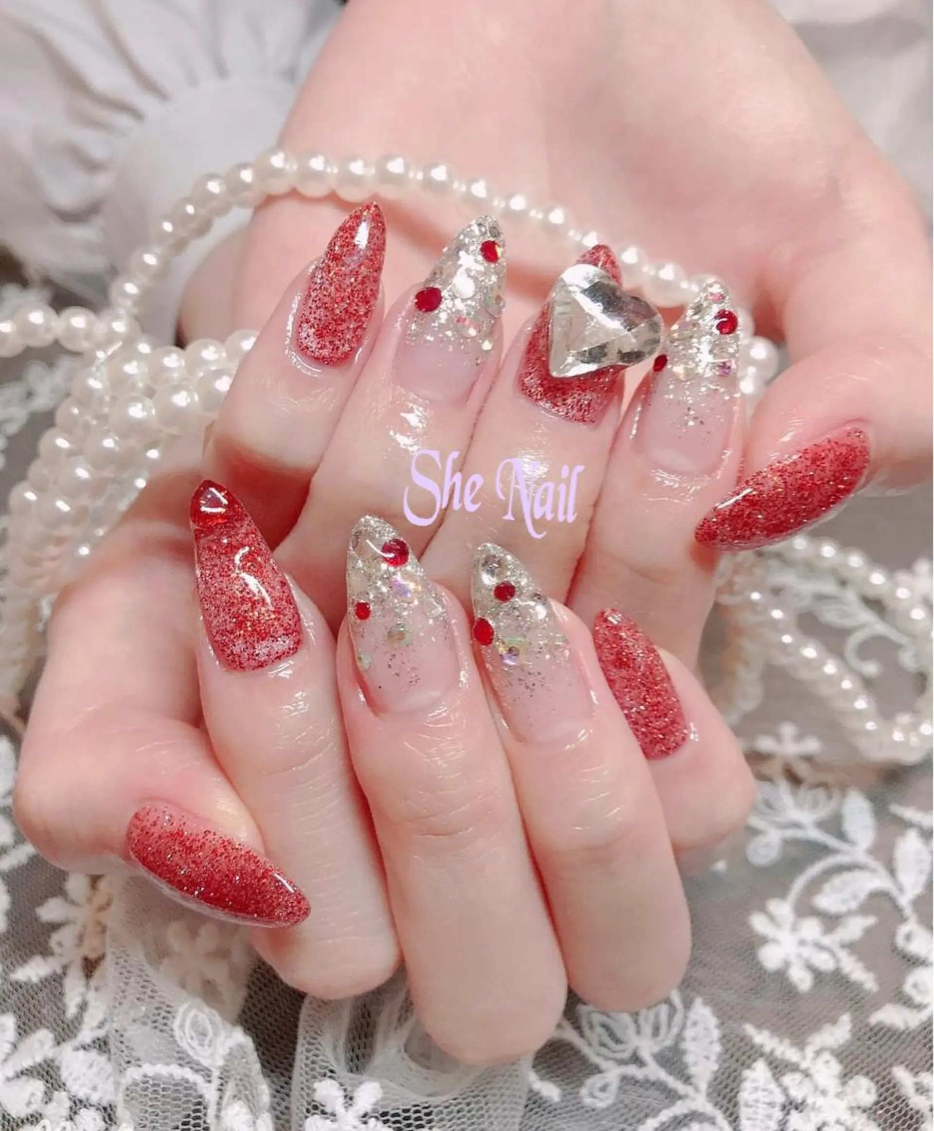 ネイル 長さ出し シンプルネイル ネイルチップ ISA_ BELLAのネイルデザイン