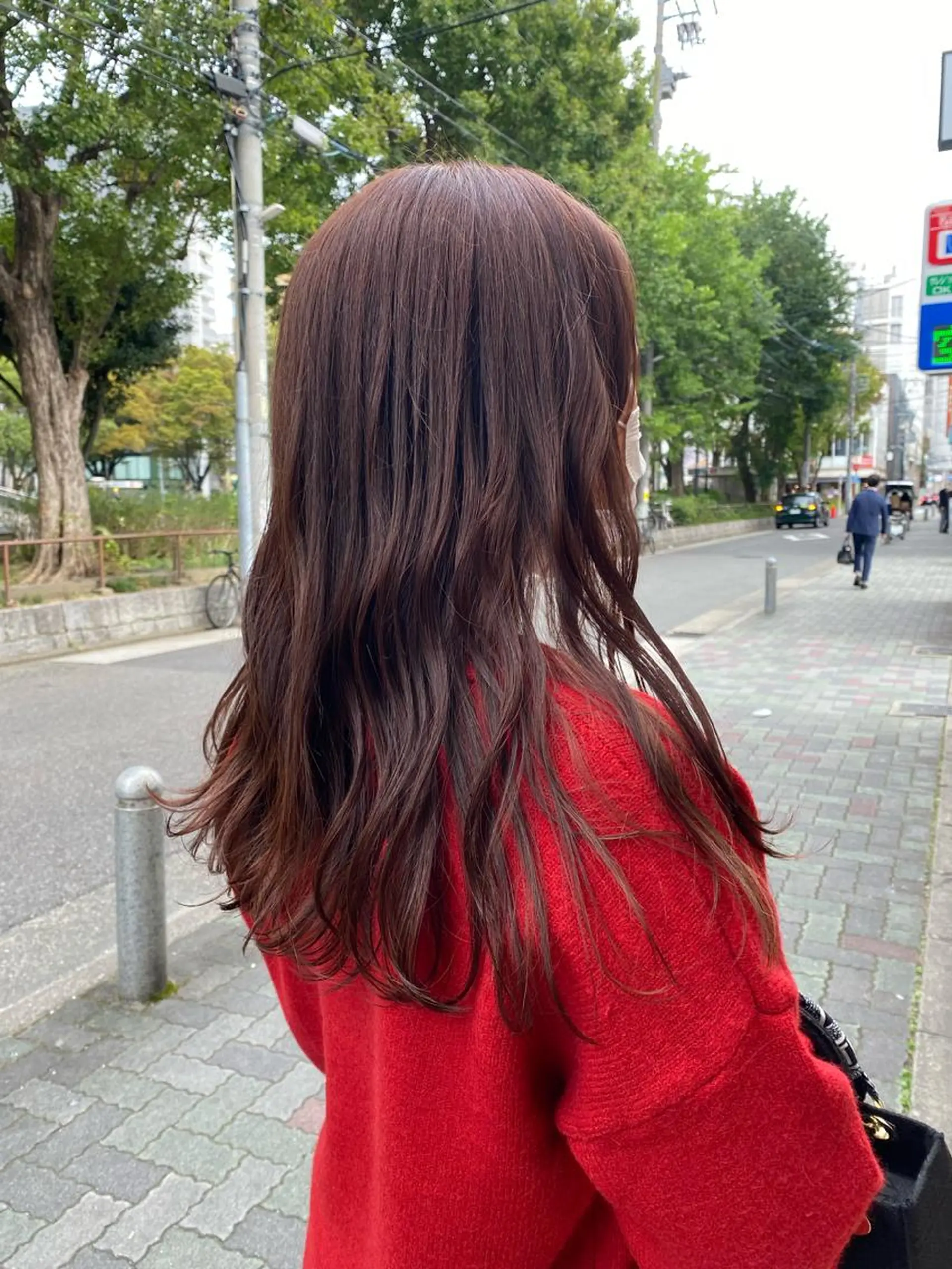 カラー ピンクカラー ヘアカラー トリートメント 💖透明感カラー 板倉百花💖のヘアスタイル
