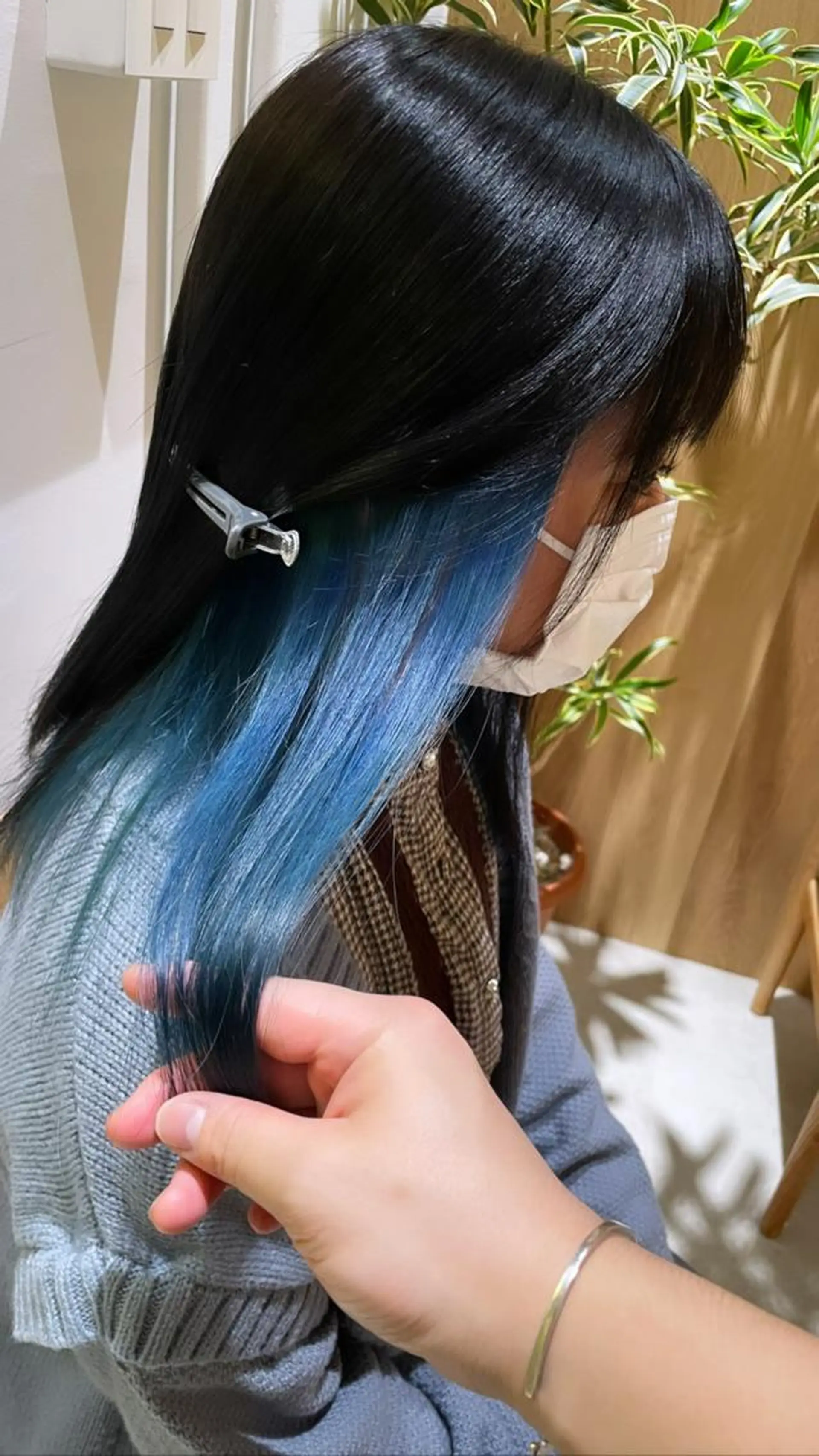 セミロング カラー カット ヘアカラー トリートメント レイヤー/ハッシュ 渋谷/サッタのヘアスタイル